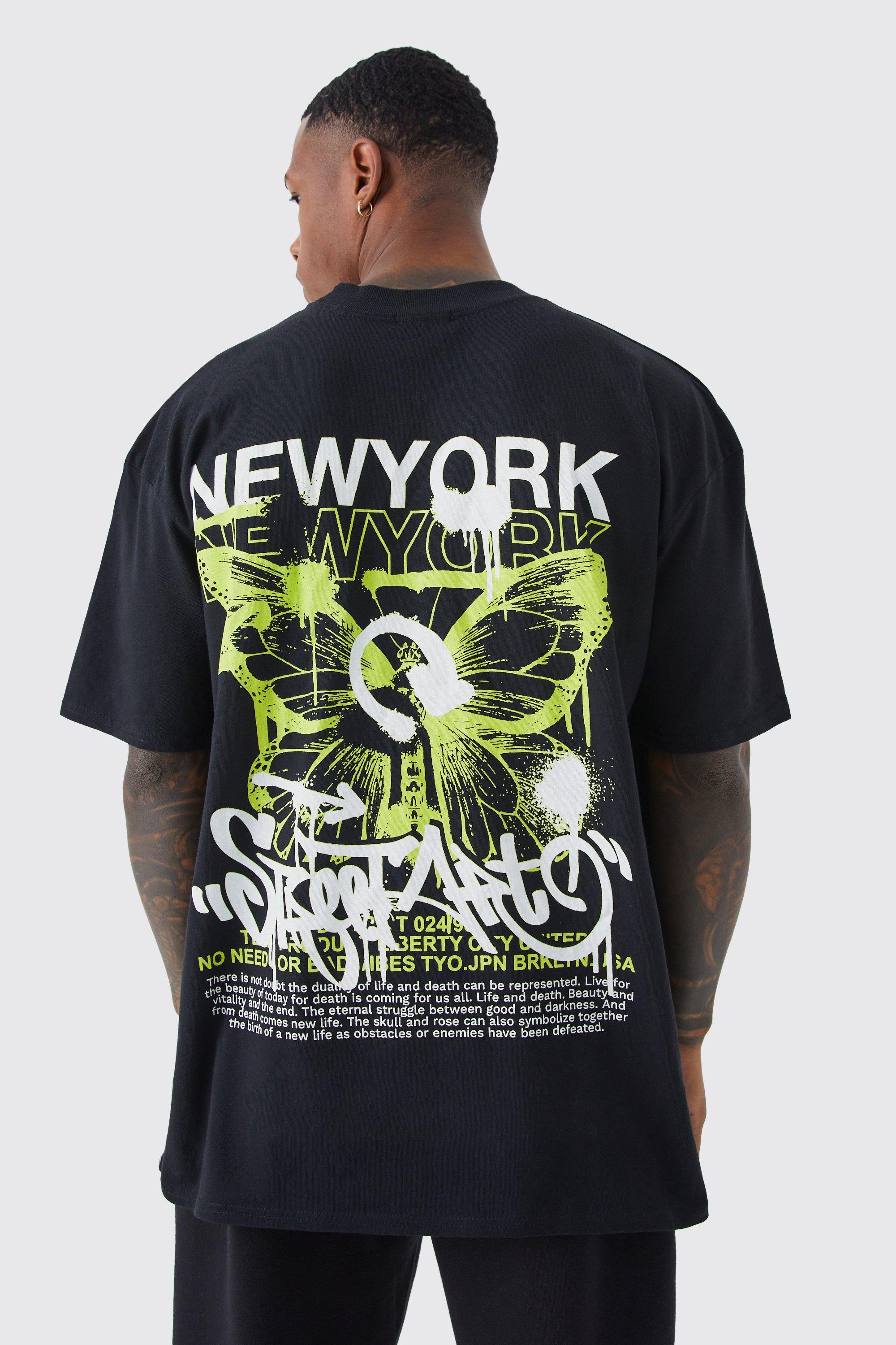 New York 56 Varsity Graphic Tee - Yellow