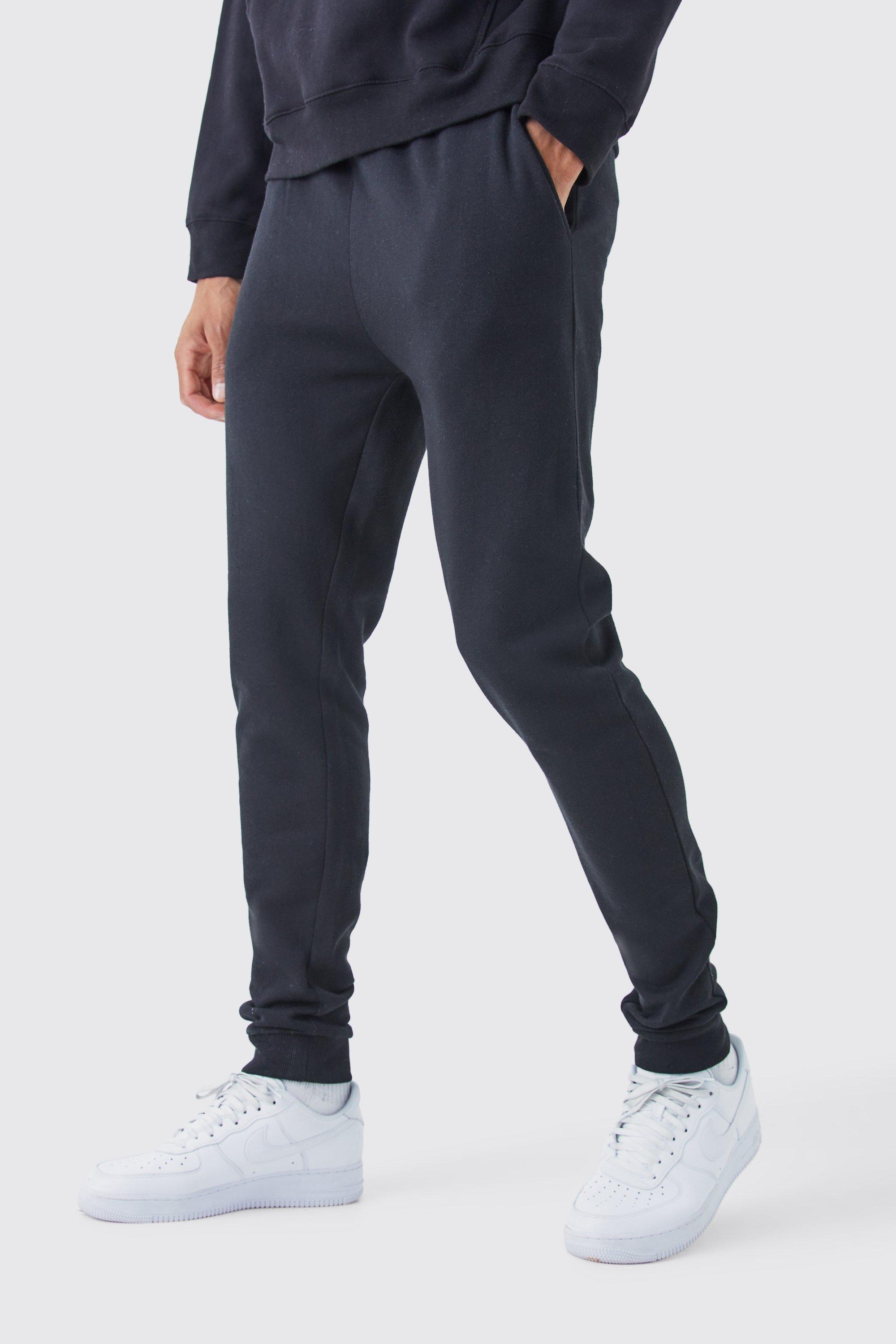 Boohooman skinny fit joggers new arrivals