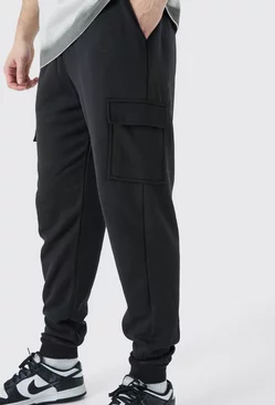 Tall Core Fit Cargo Jogger Black