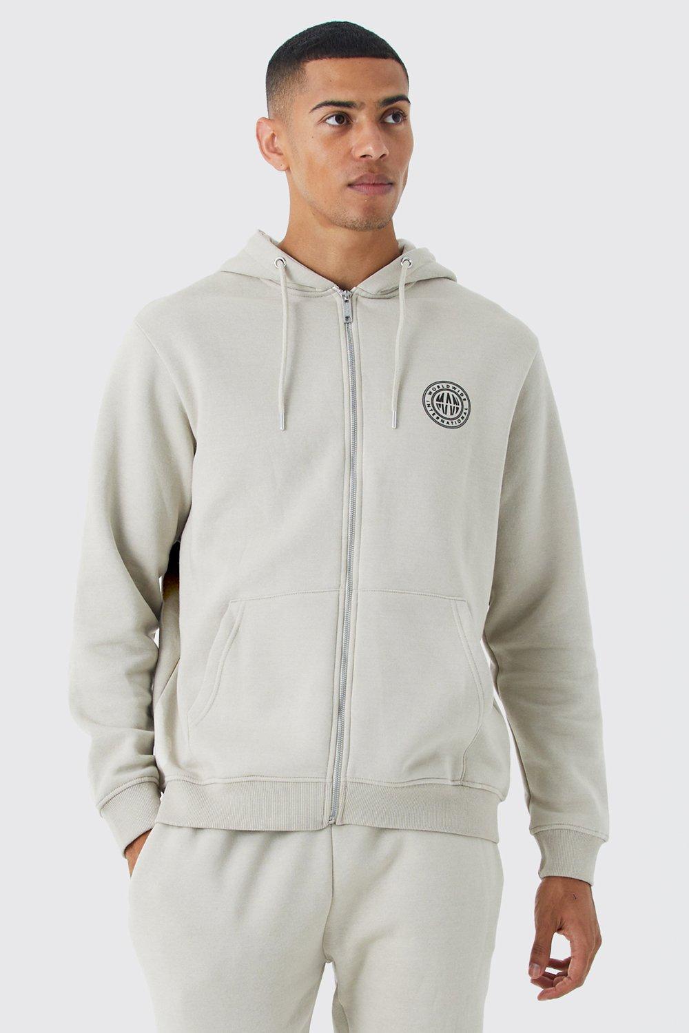 MAN Logo Hoodies | MAN Branded Hoodies | boohooMAN UK