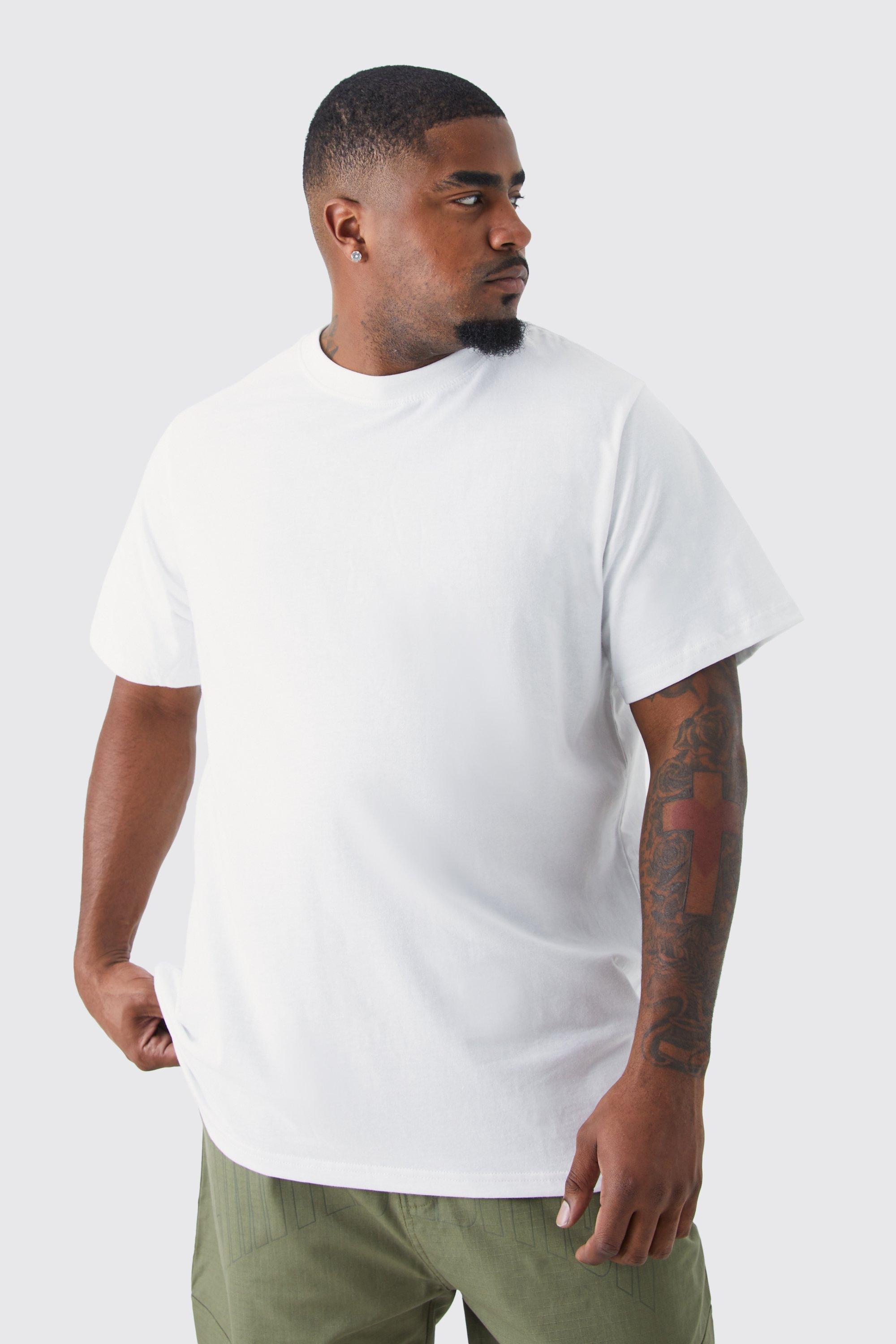 Plus Slim Fit T-shirt BoohooMAN USA, 49% OFF