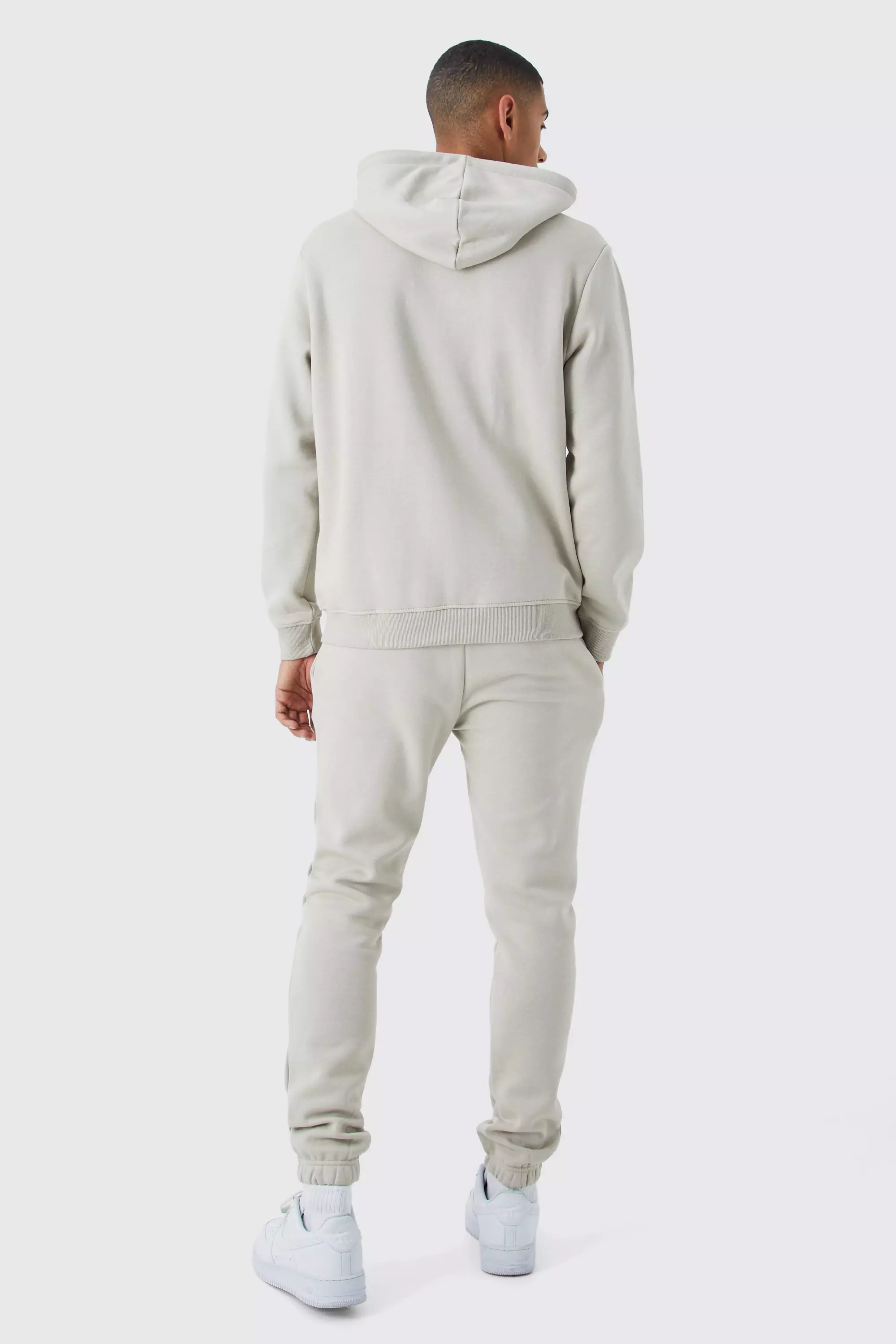 Pantaloni Tuta Basic Skinny Fit, Sand immagine alternativa