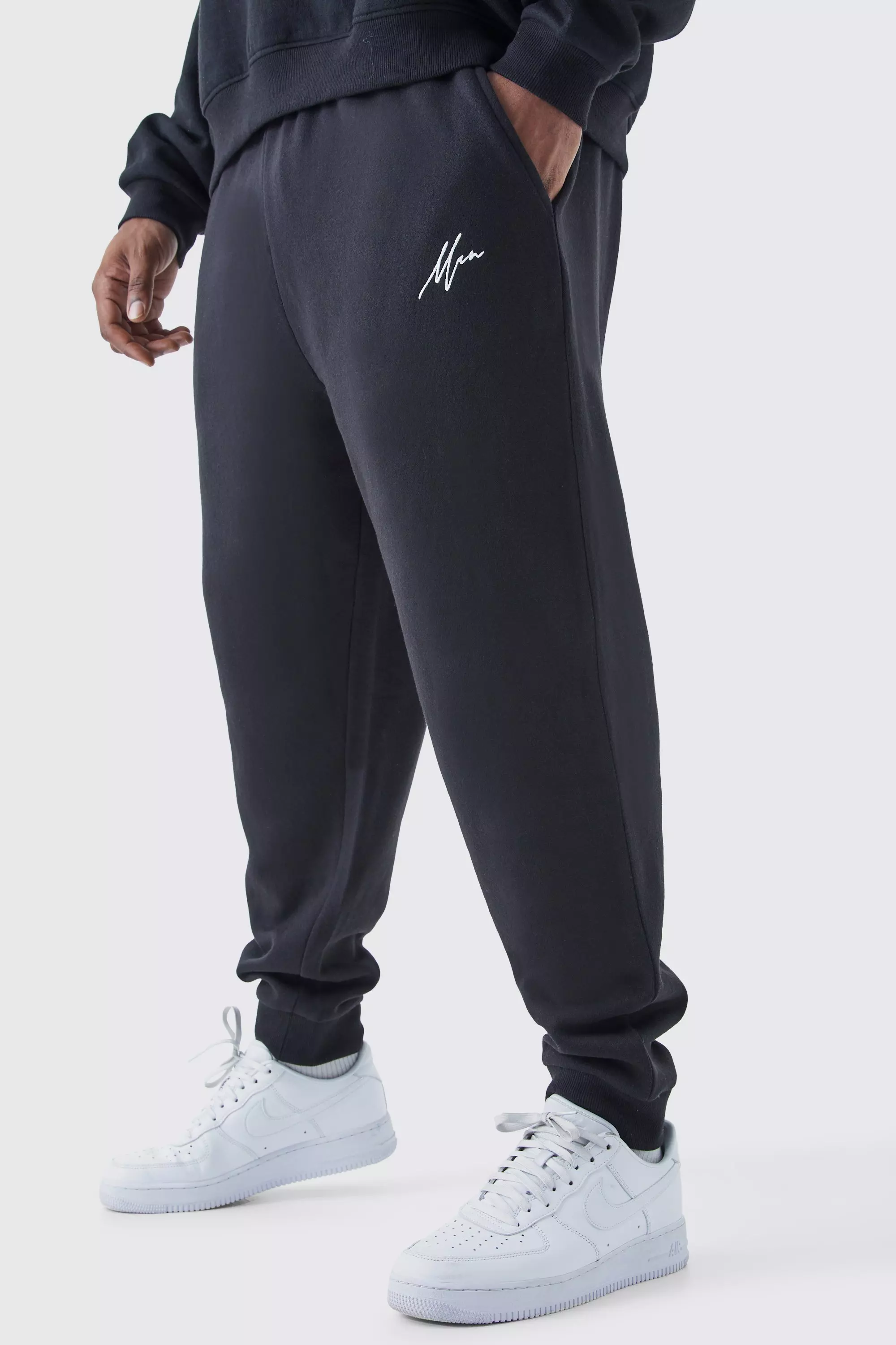 Plus Man Core Fit Sweatpants Black