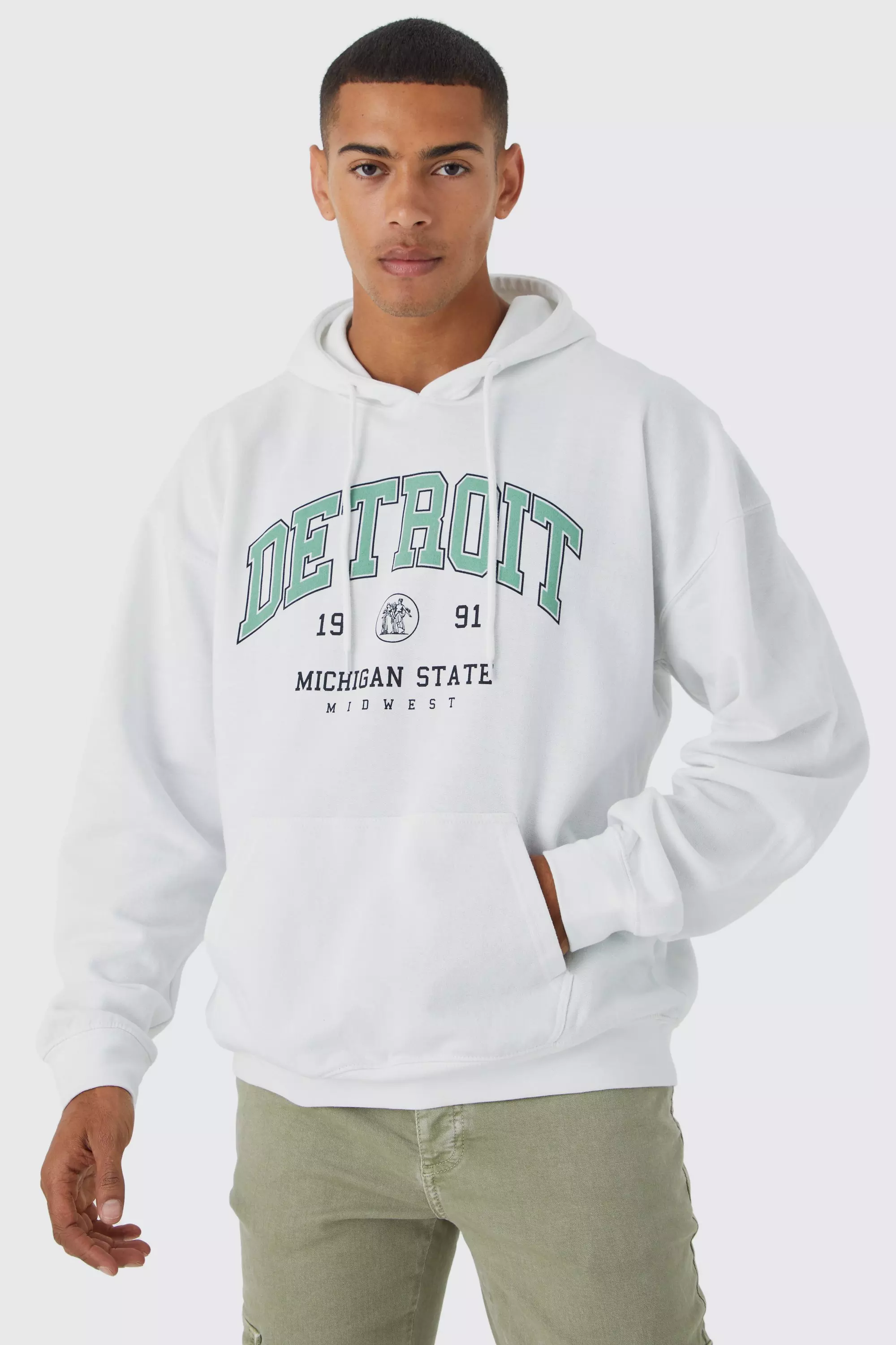 Graphic hotsell white hoodie