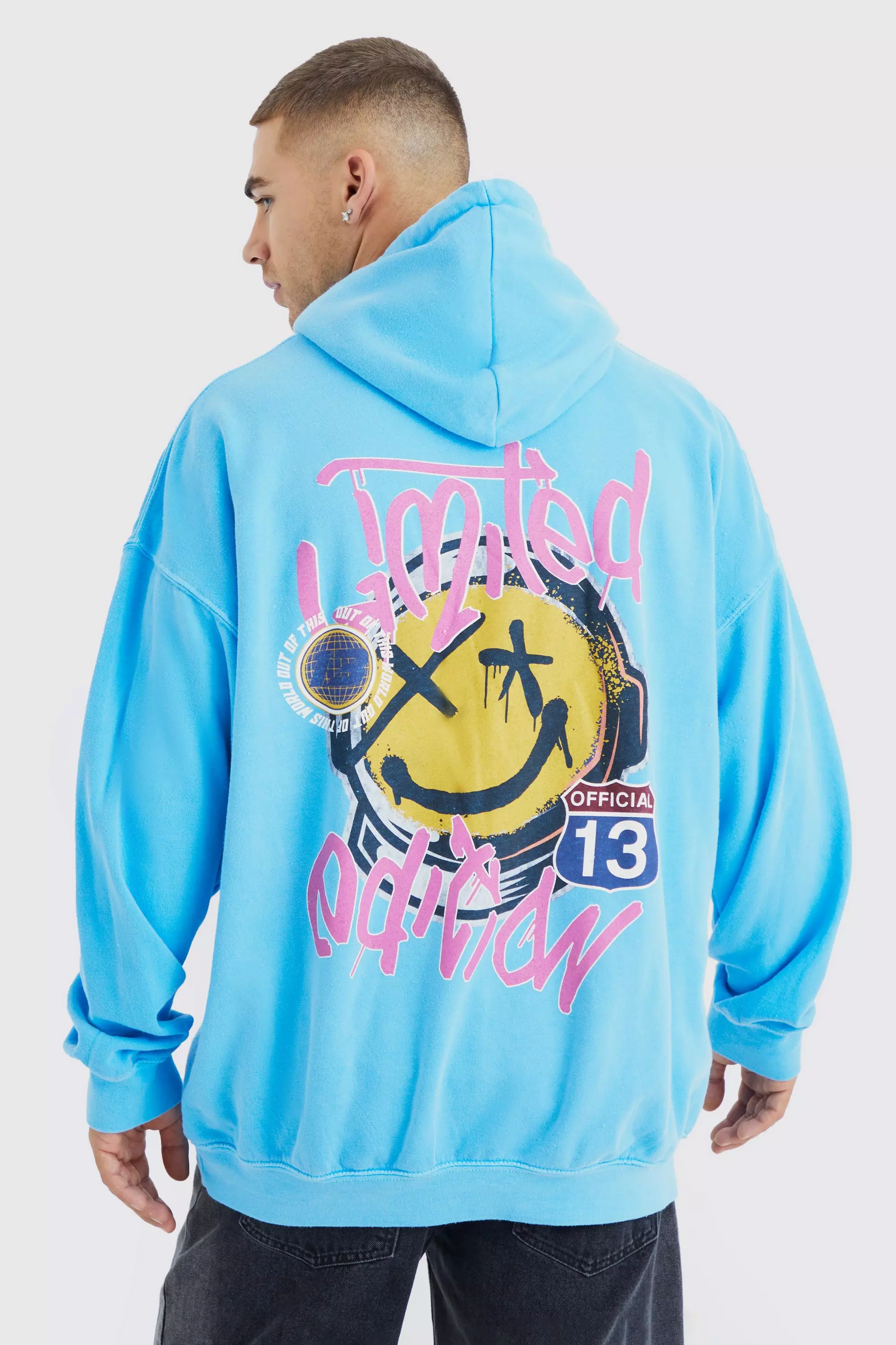 OUTLINE DRIP HOODIE TEAL, GmarShops