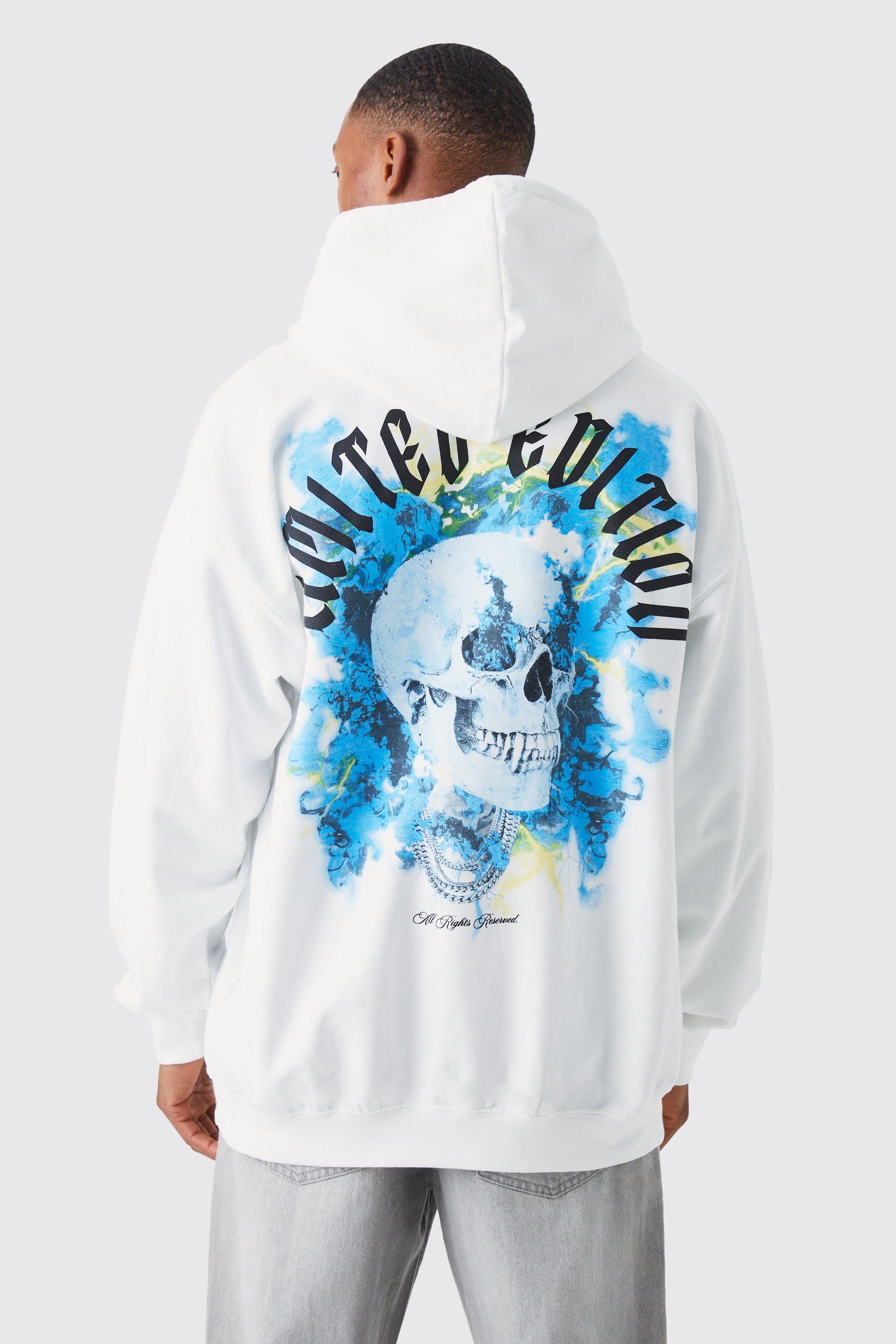 Boohooman hot sale white hoodie