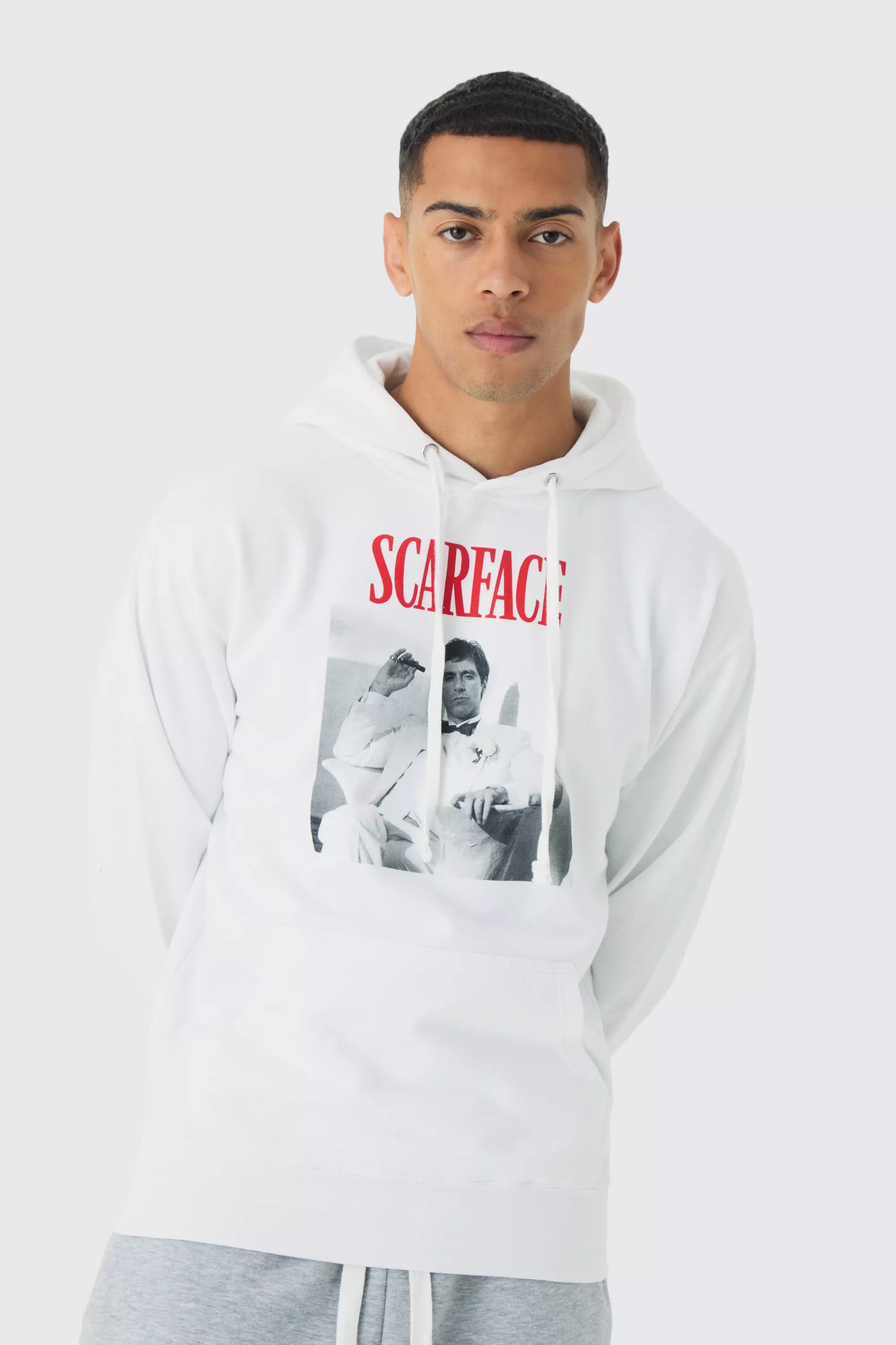 Scarface License Hoodie White