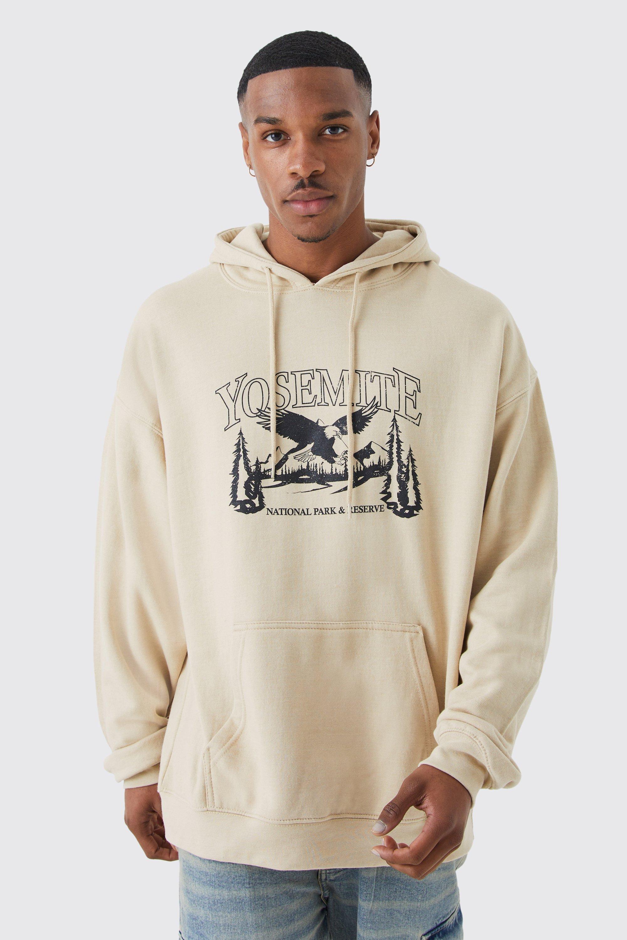 Oversized Yosemite Graphic Hoodie