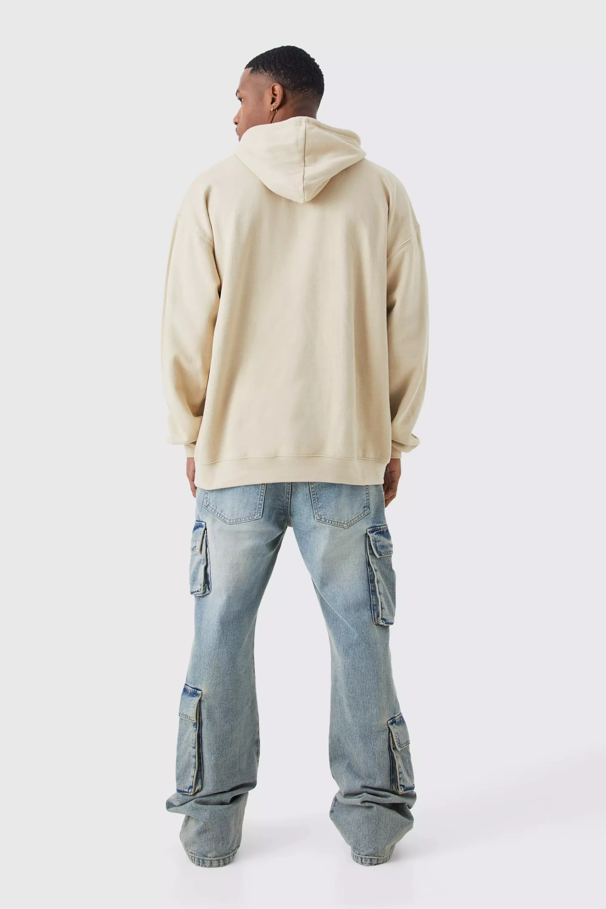 Sand Oversized Yosemite Graphic Hoodie alternative image