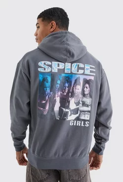 Oversized Spice Girls License Hoodie Charcoal