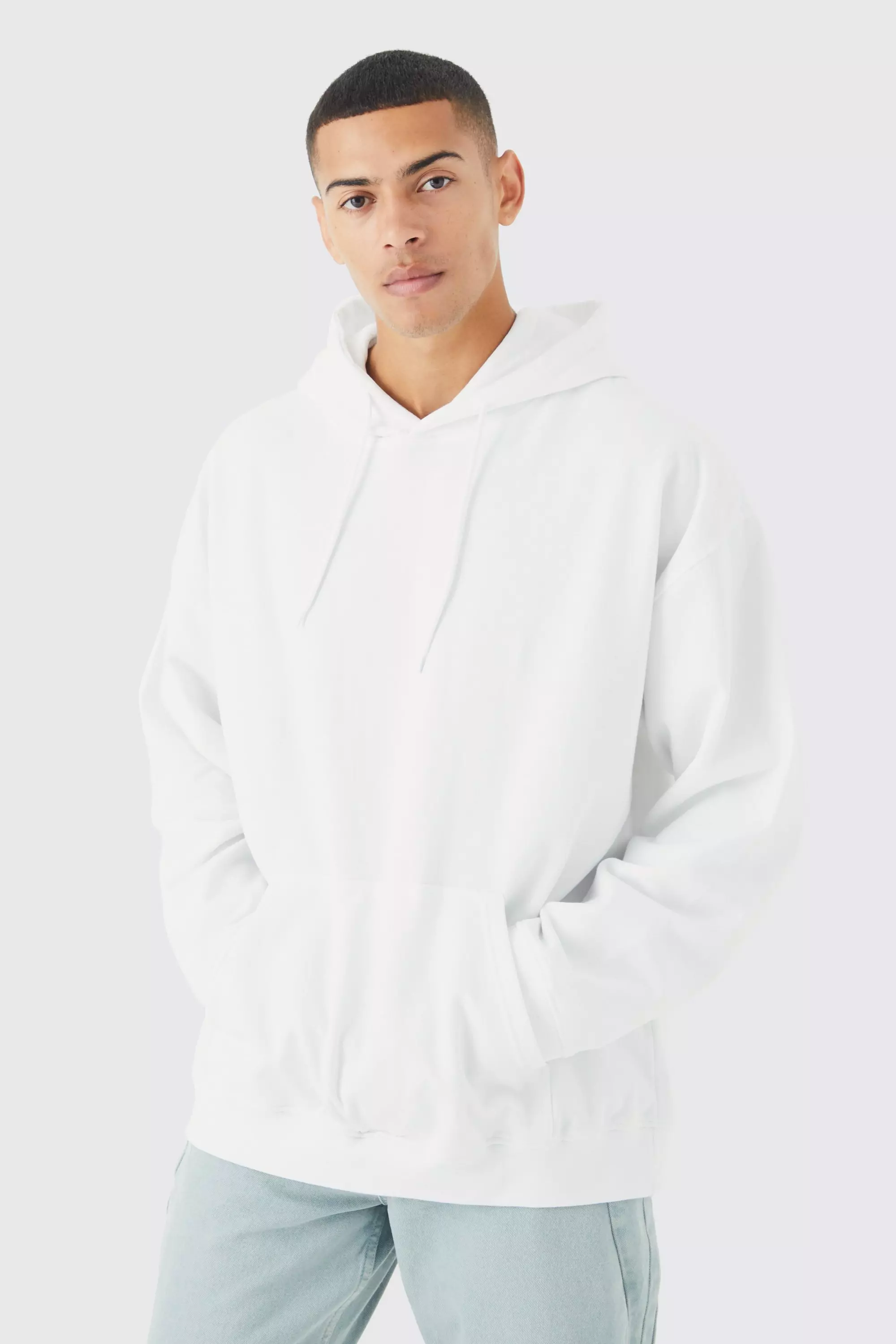 White Oversized Pokemon Pikachu License Hoodie alternative image