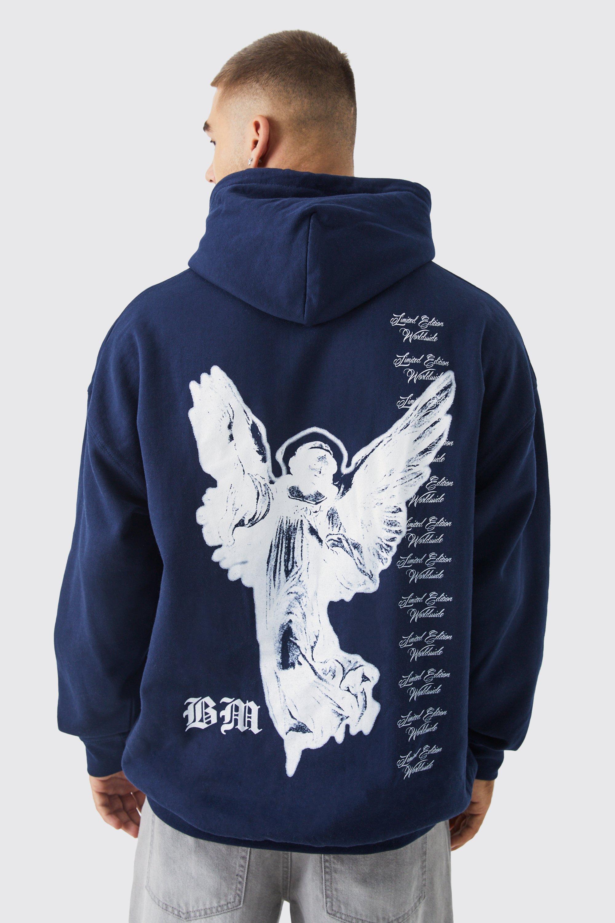 Oversized Overdye Renaissance Graphic Hoodie