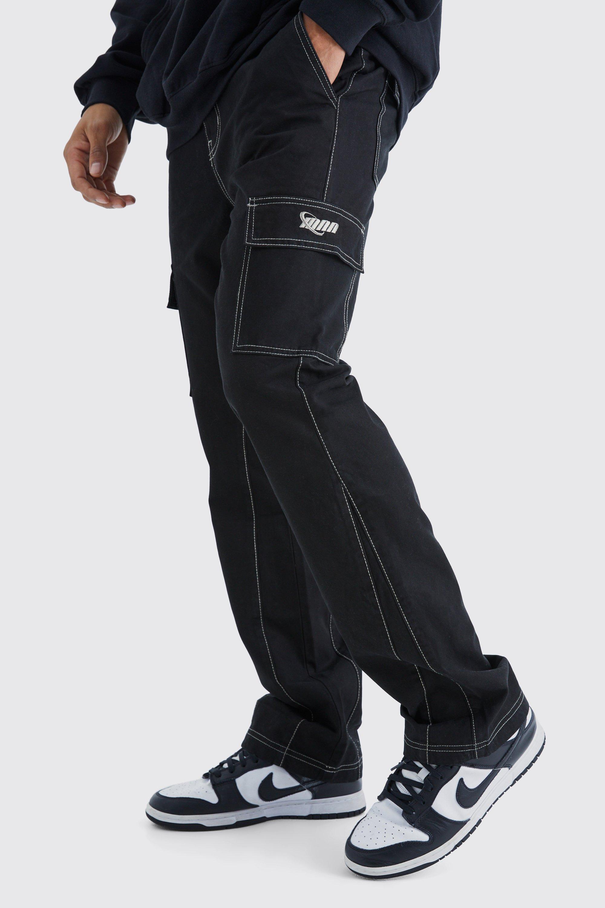 HSMQHJWE Pantalon Negro Para Hombre L Cargo Wear Cargo Men'S Full 6 Pocket  Work Pants Trousers Men'S Pants