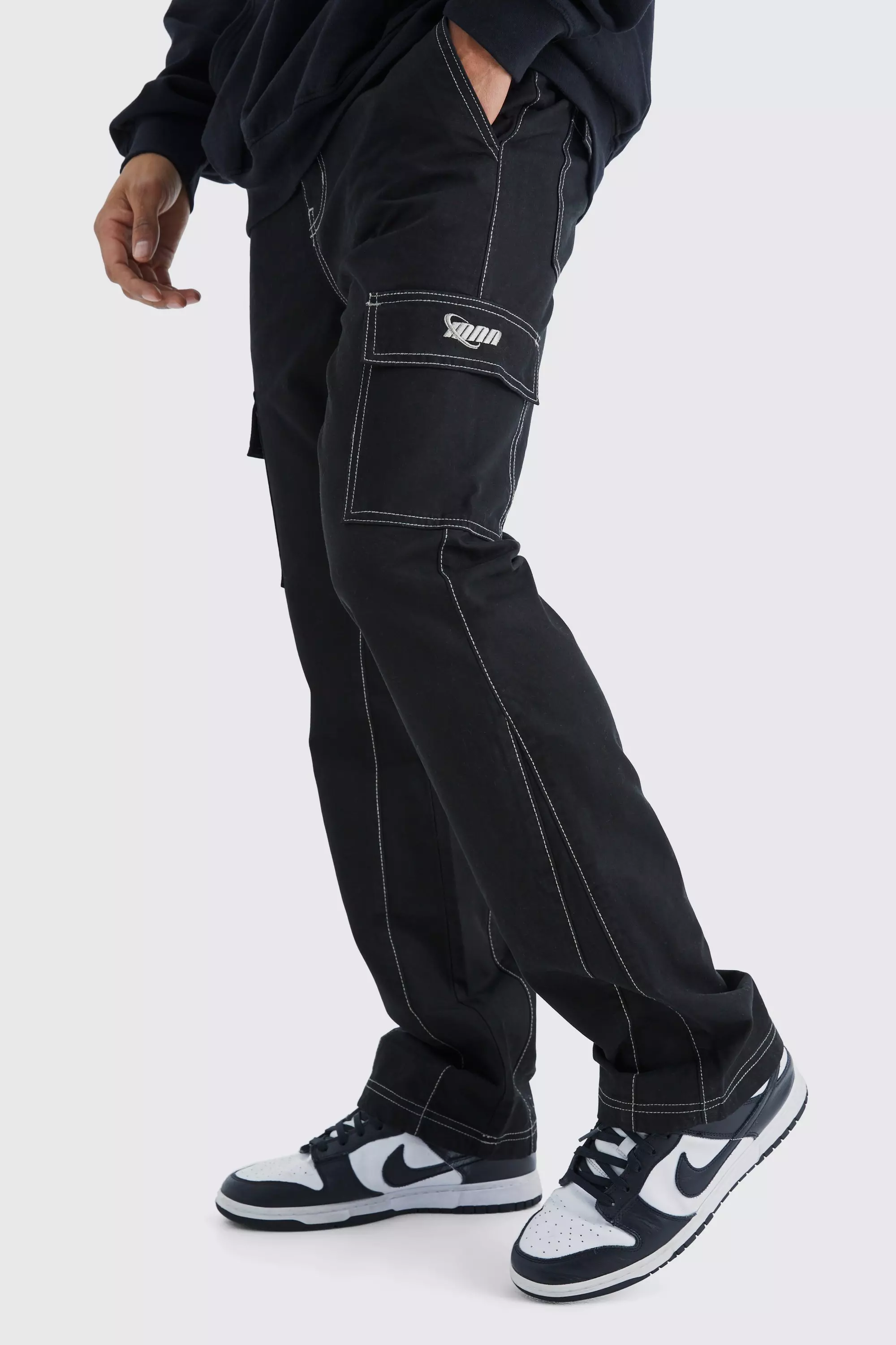 Men's Black Cargo Pants