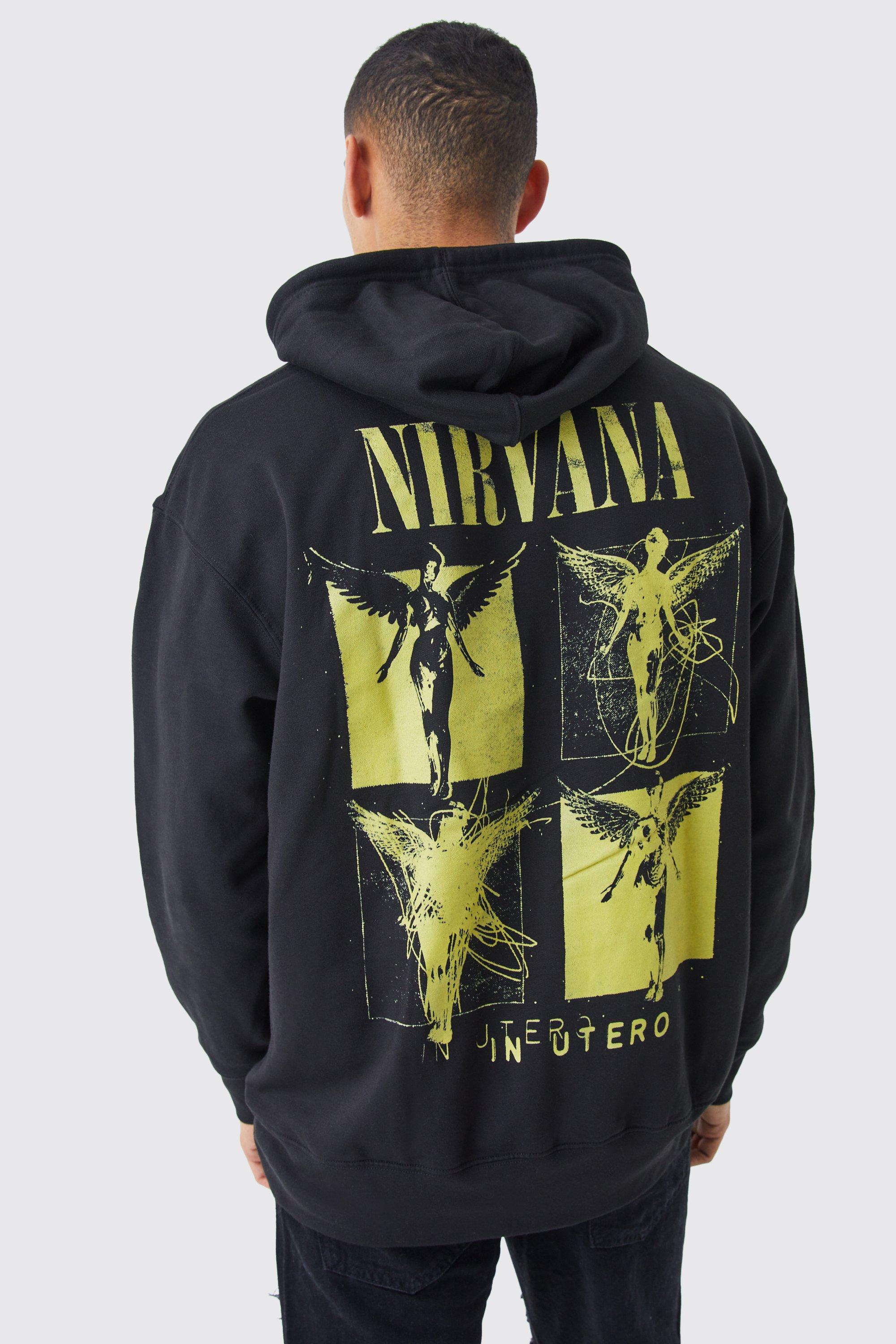 Nirvana hoodie mens best sale