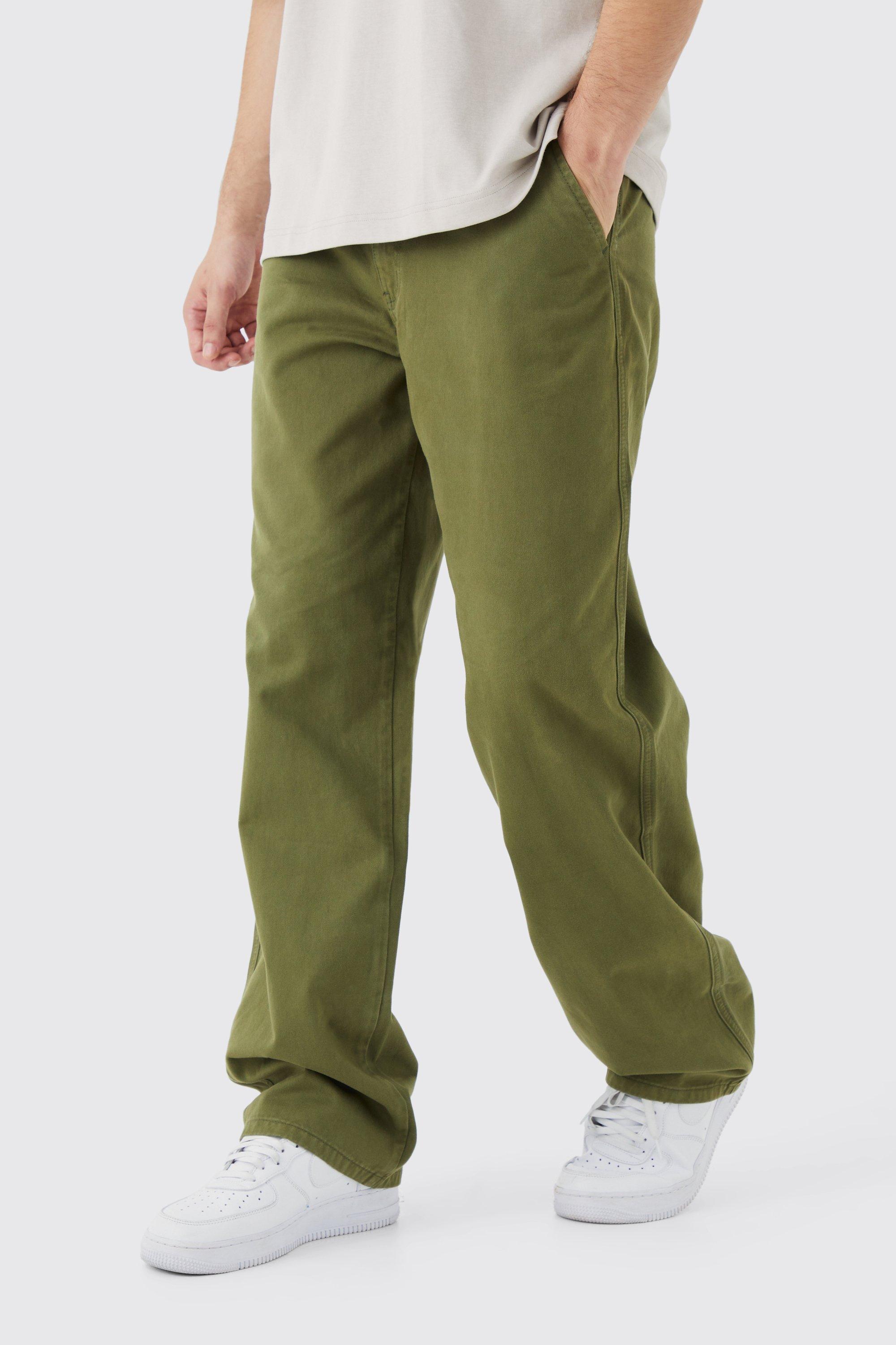 Tall Relaxed Fit Cargo Chino Trousers