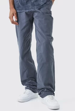 Charcoal Grey Tall Relaxed Chino Pants