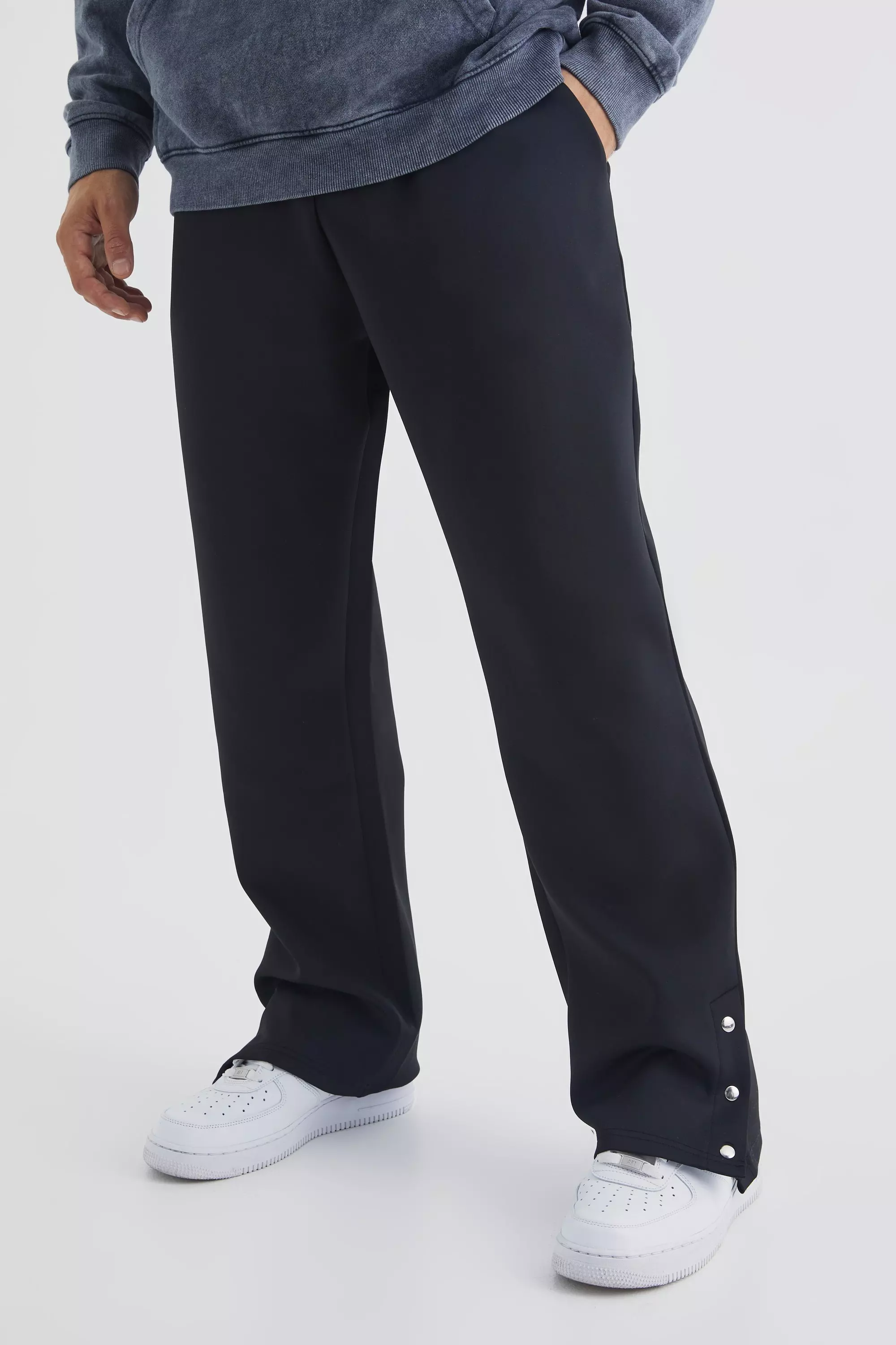 Popper sale jogging bottoms