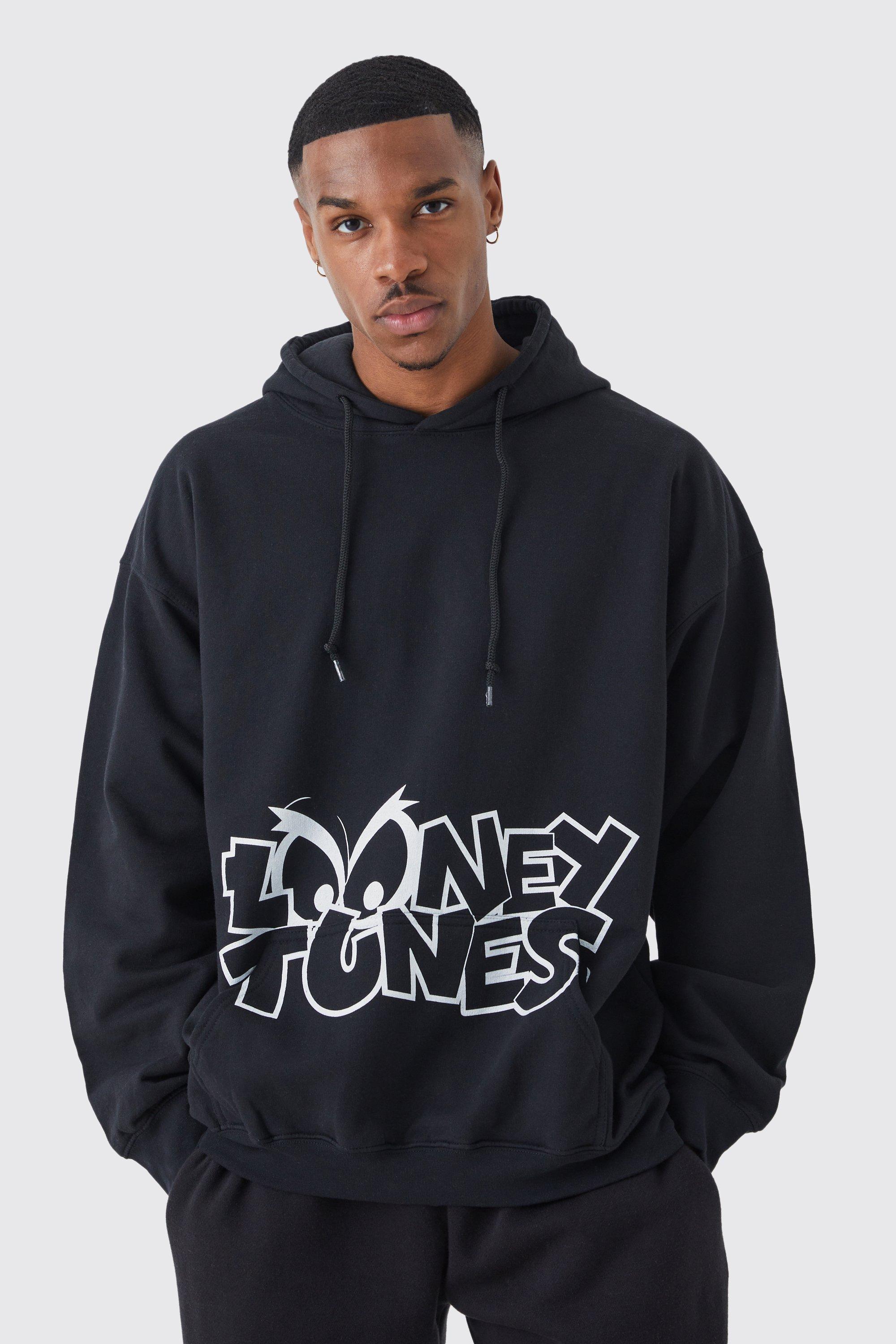 Black looney cheap tunes hoodie