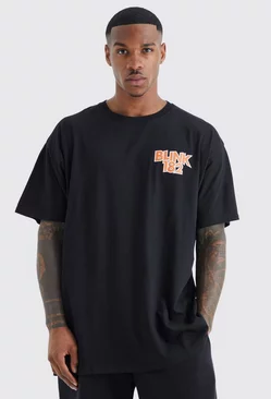 Oversized Blink 182 License T-shirt Black