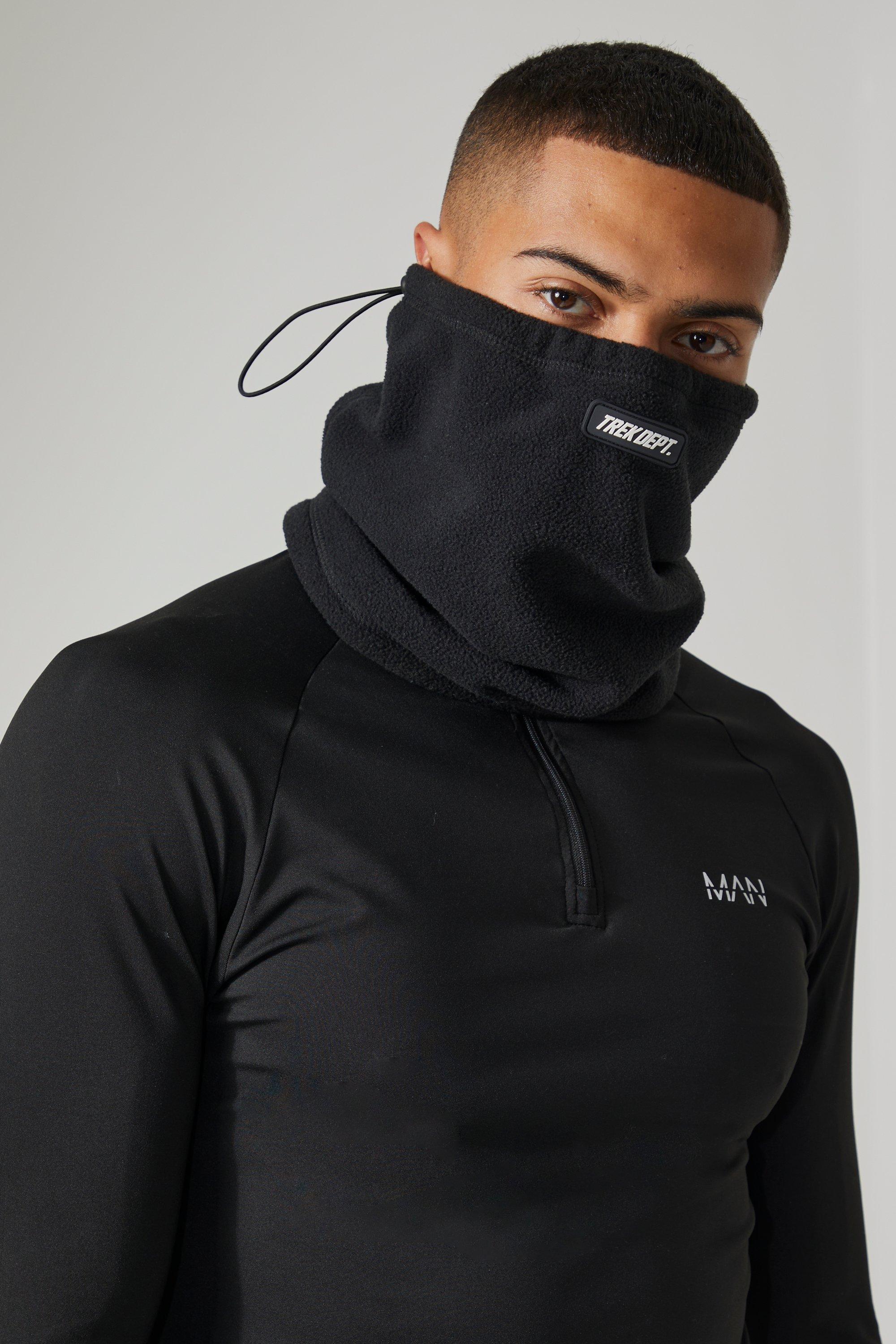 Active Trek Fleece Neck Warmer | boohooMAN USA