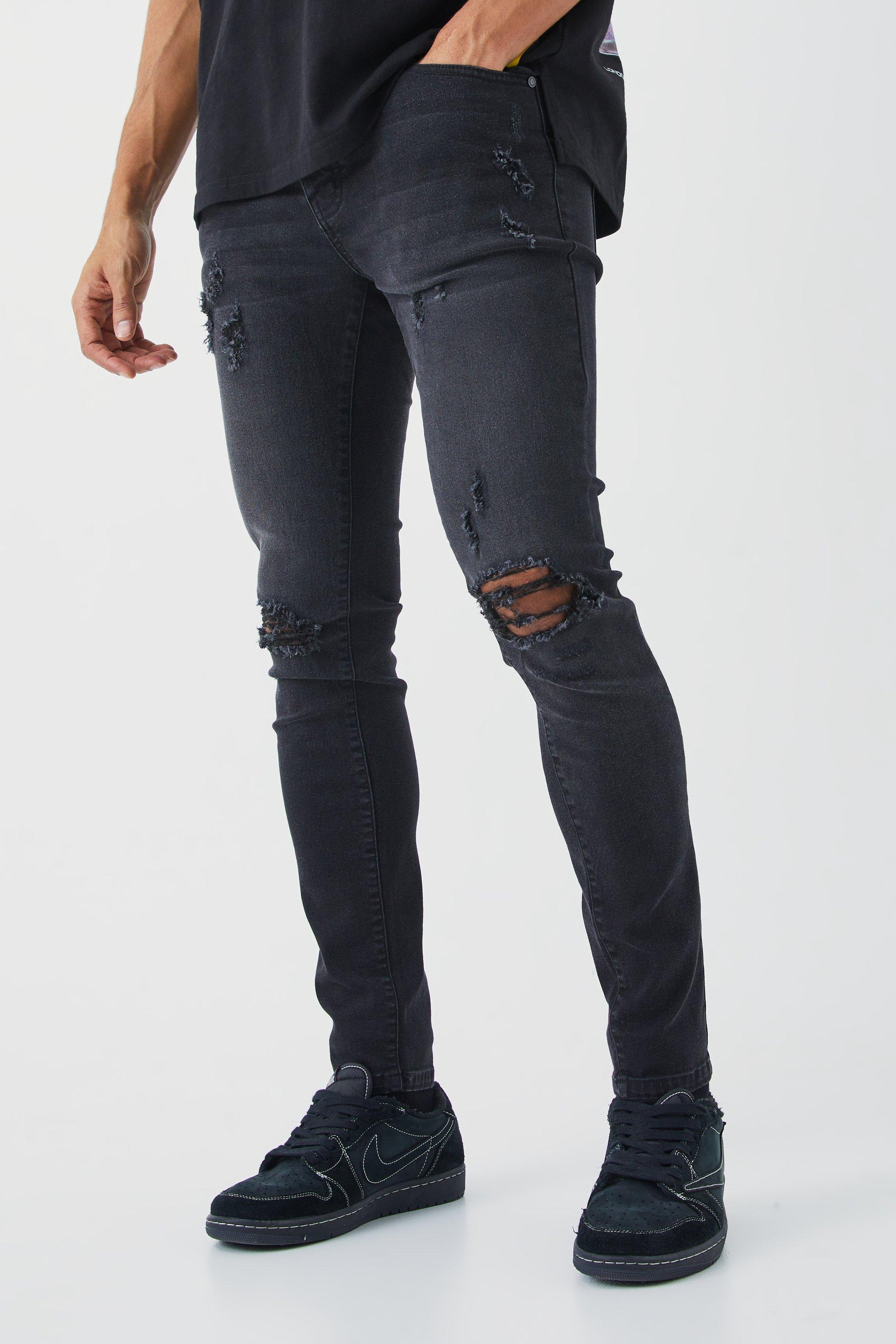 Skinny PU Coated Jeans