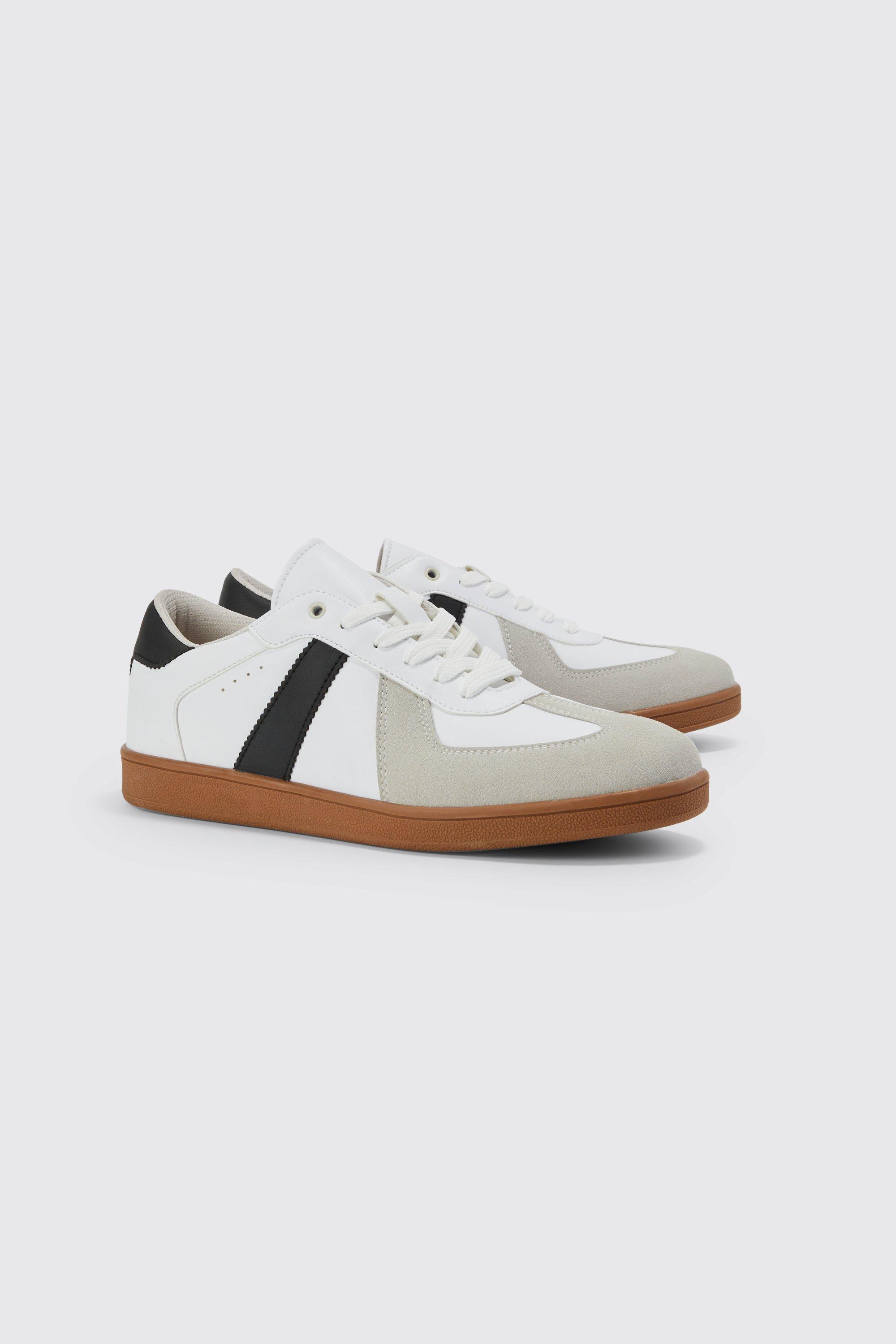 Boohooman sales white trainers