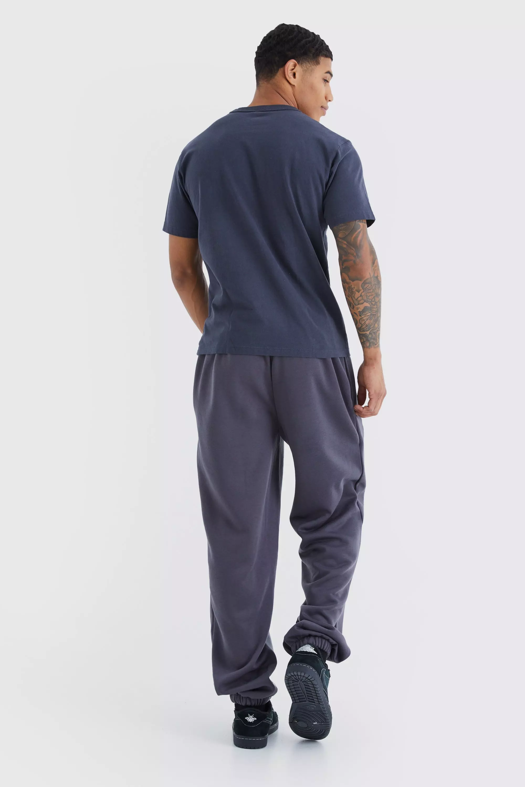 [TREEMINGBIRD]★Curved Piping Sweat Pants (2色) Pintuck Knit Pant in Interlock - Moonbeam Heather – Carbon38