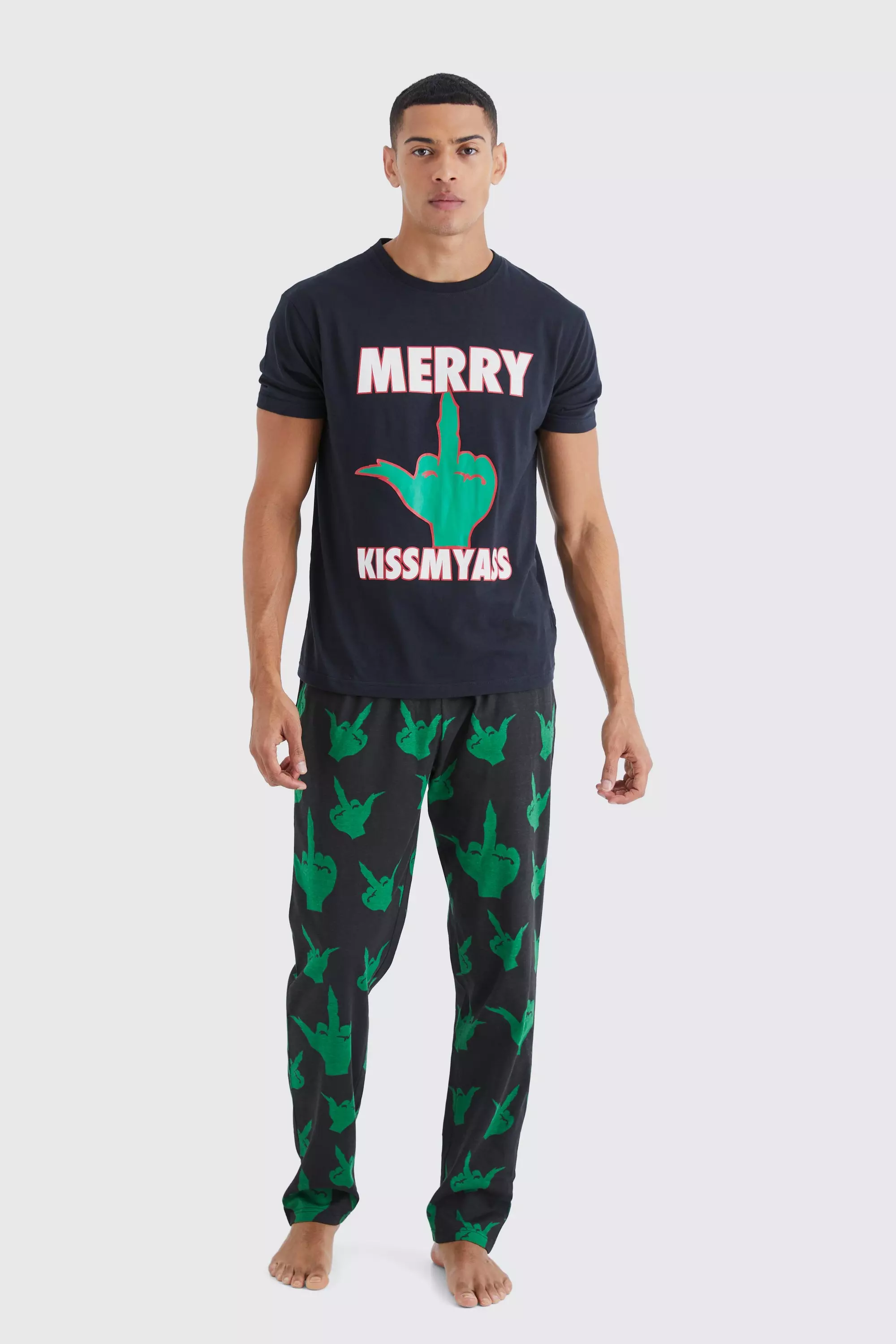 Boohooman christmas pyjamas sale