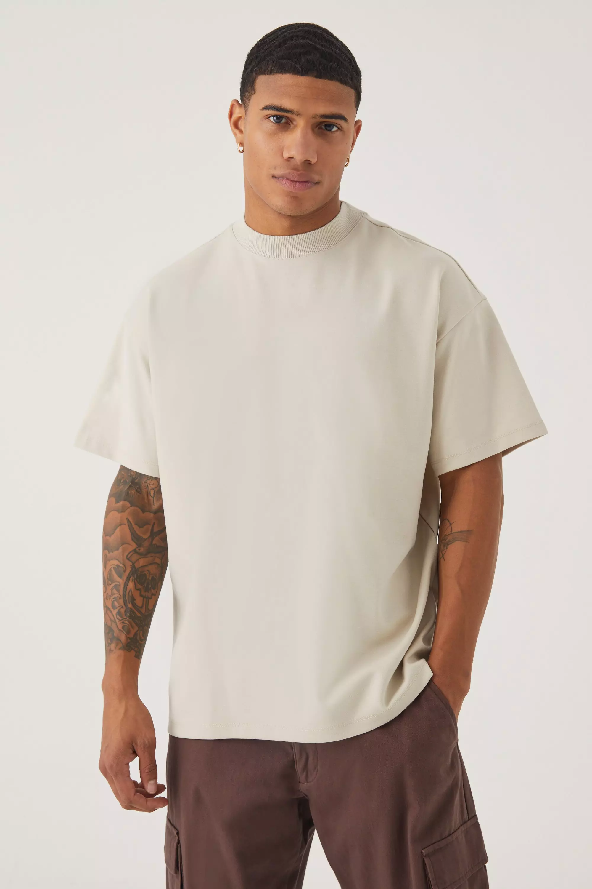 Oversized Premium Super Heavyweight T-shirt Stone