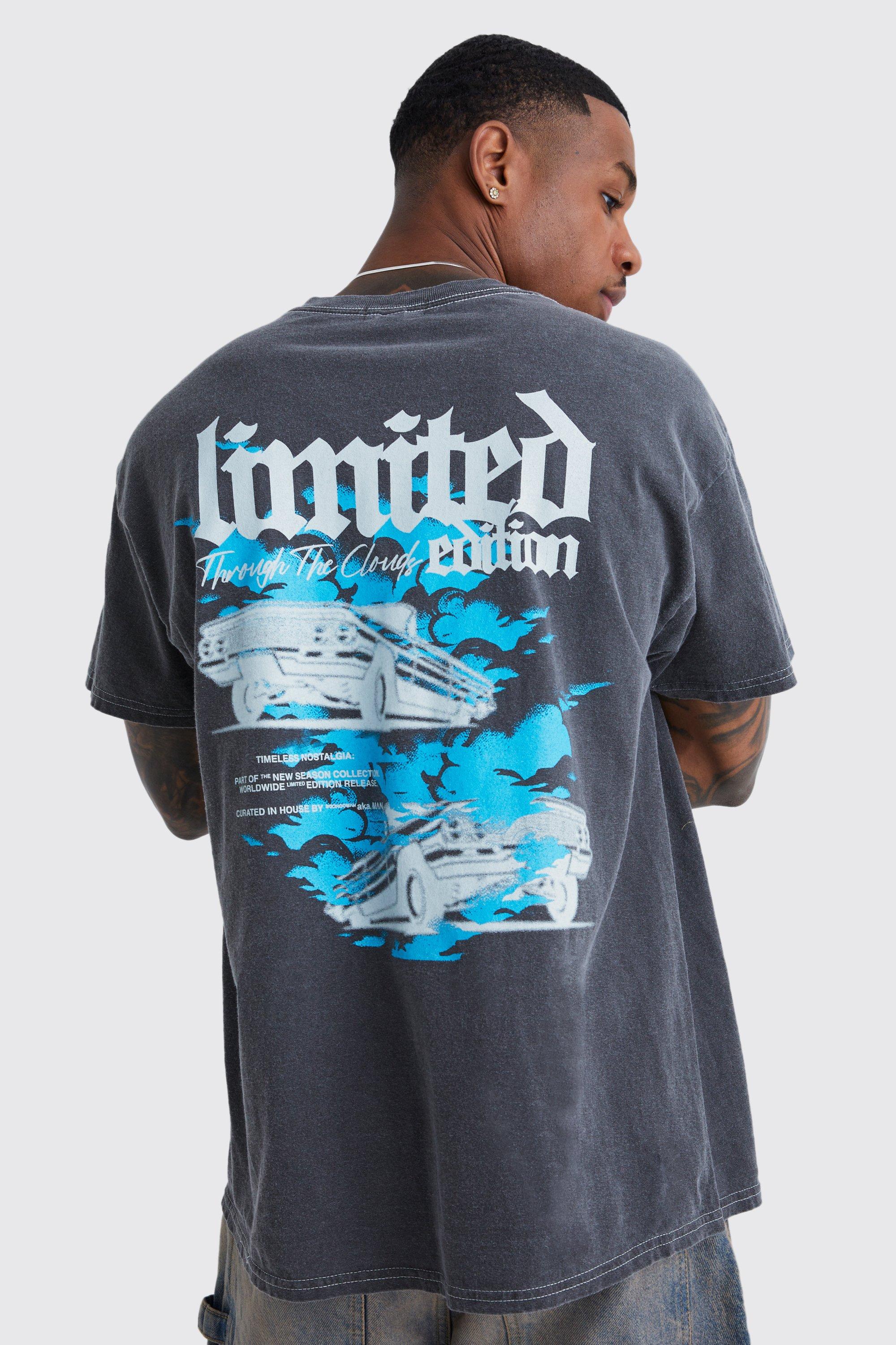 Oversized Limited Edition Wash T-shirt | boohooMAN