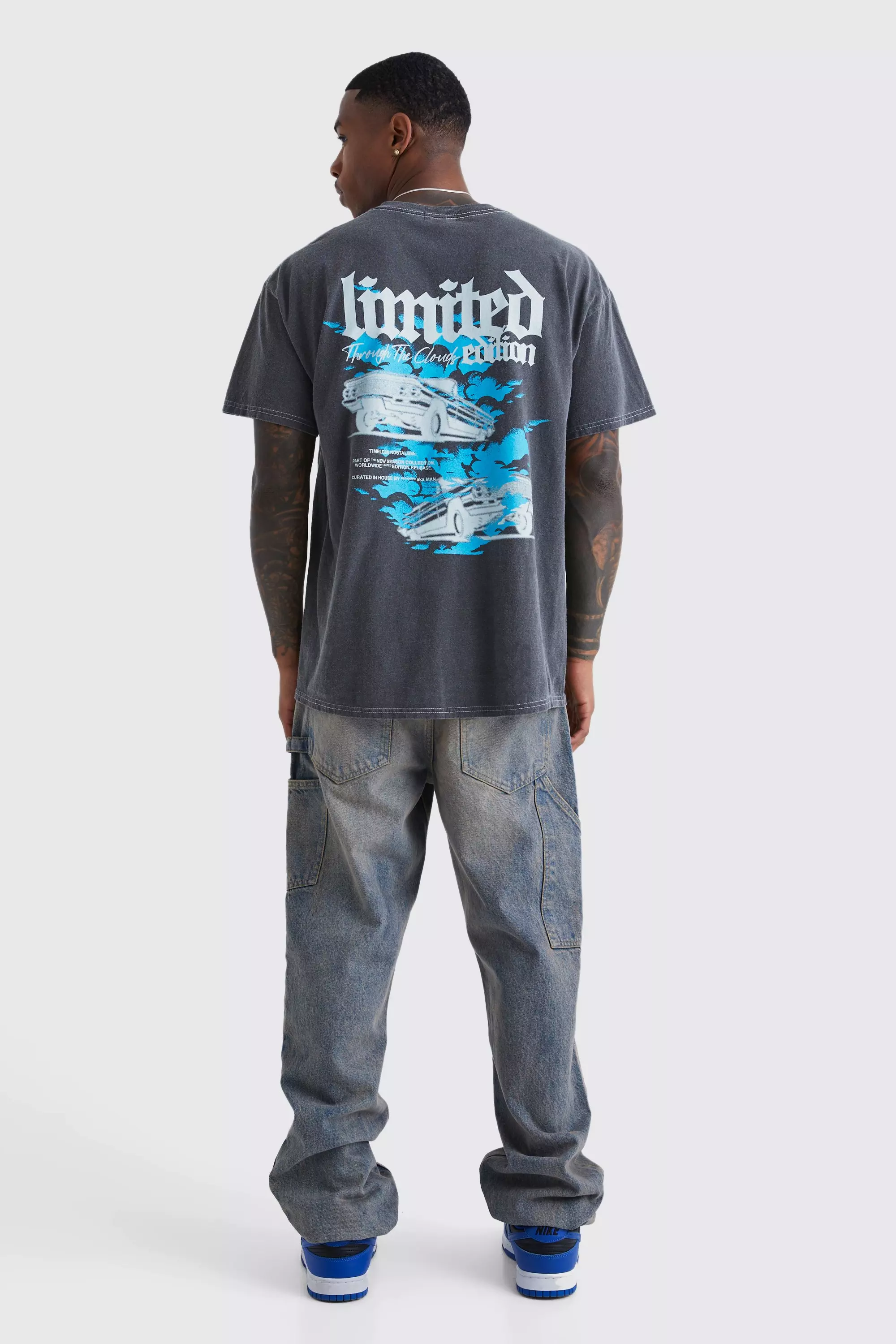 Oversized Limited Edition Wash T-shirt | boohooMAN