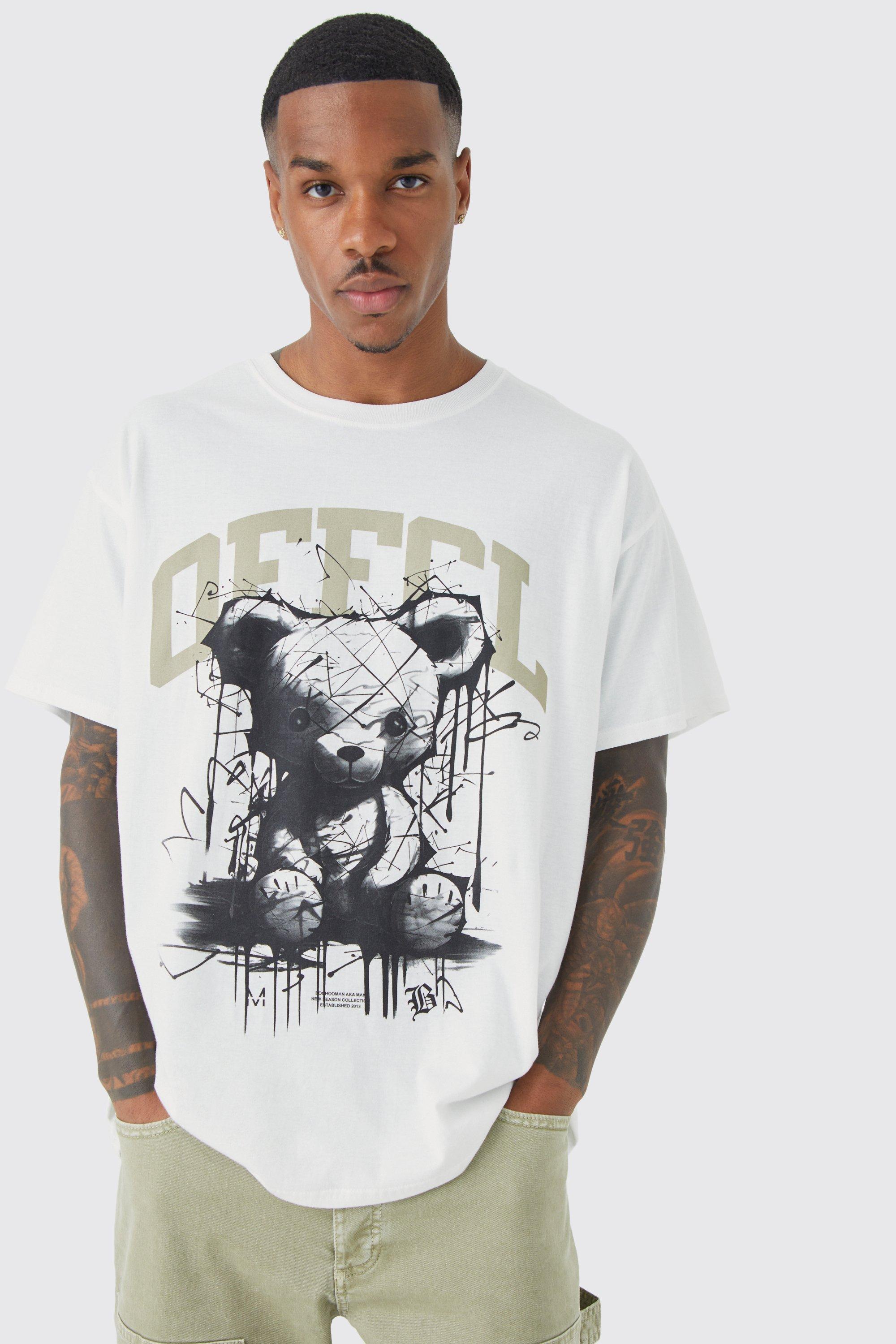 Chicago Bears Khaki Colour Pop Graphic T-Shirt - Mens