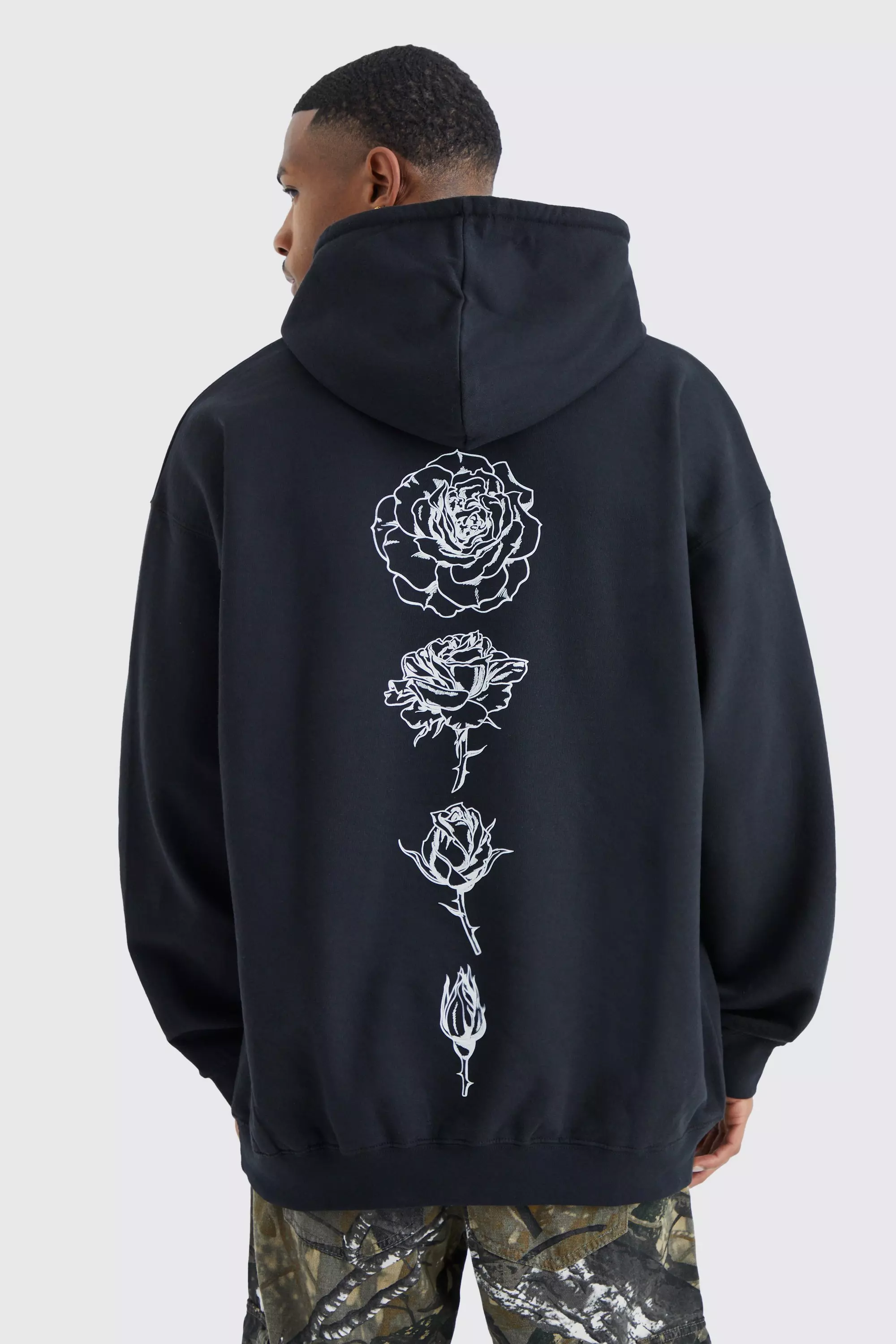 Oversized Car Graphic Hoodie