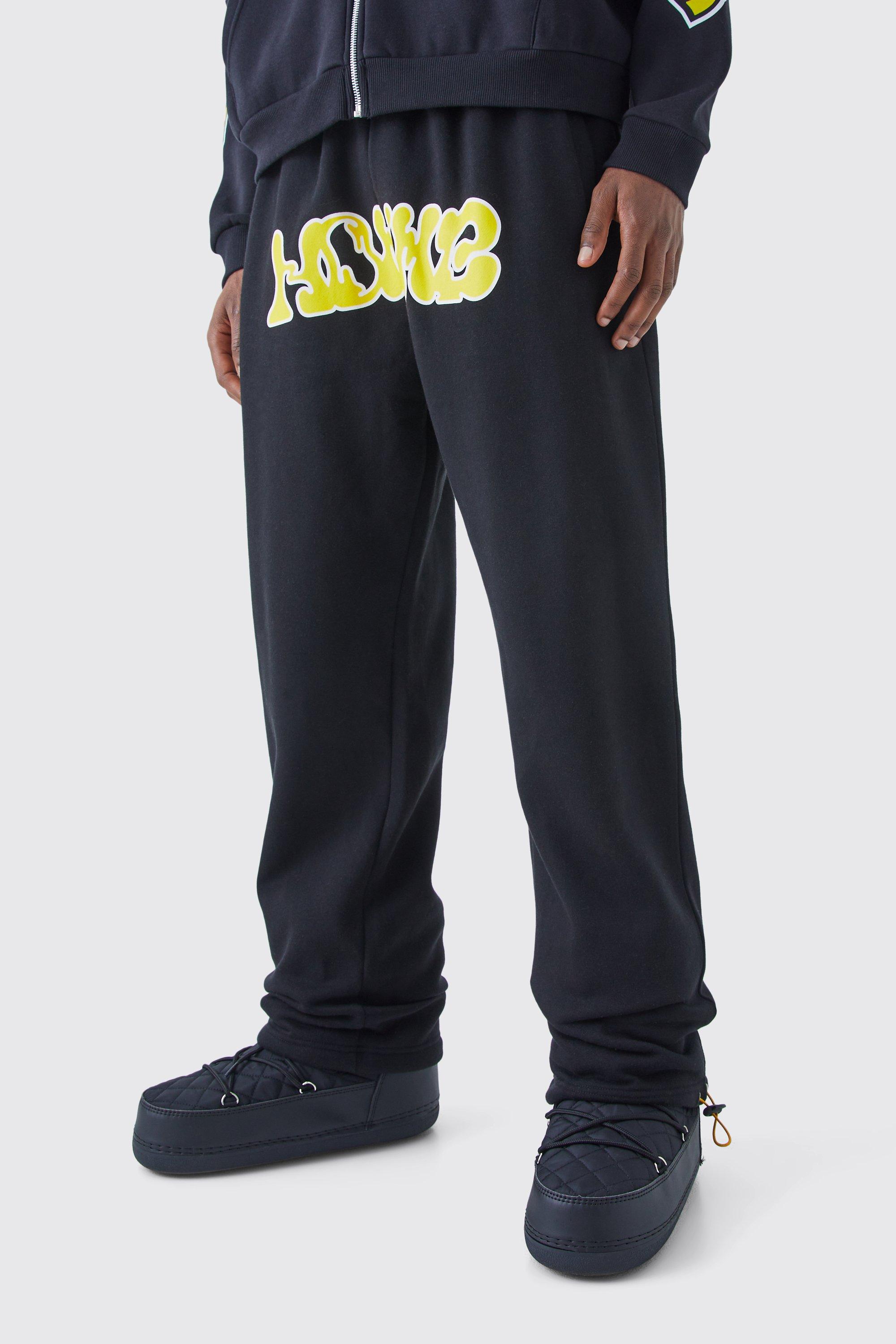 Oversized Tab Detail Homme Sweatpants | boohooMAN USA