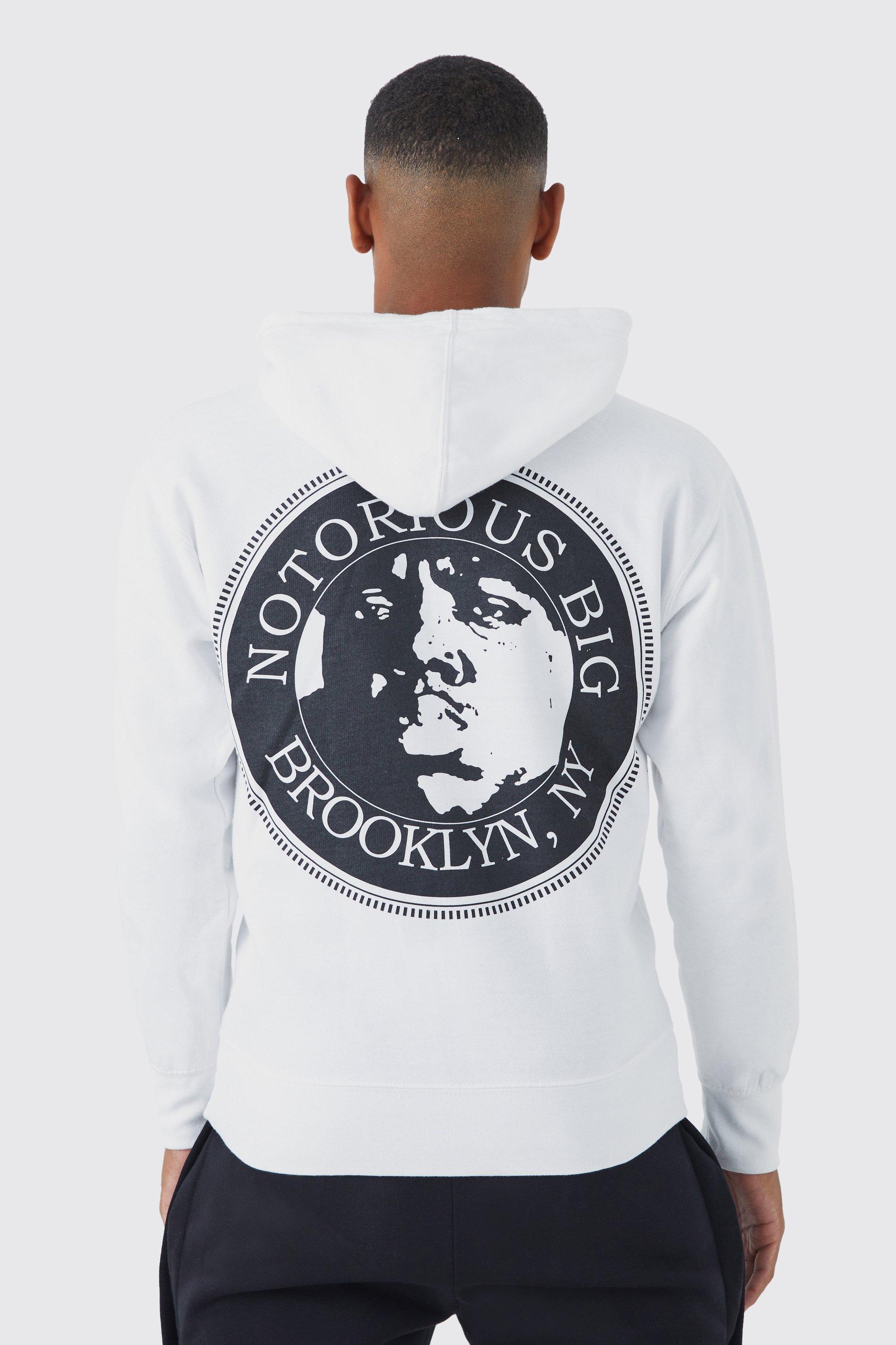 Biggie License Hoodie boohooMAN USA