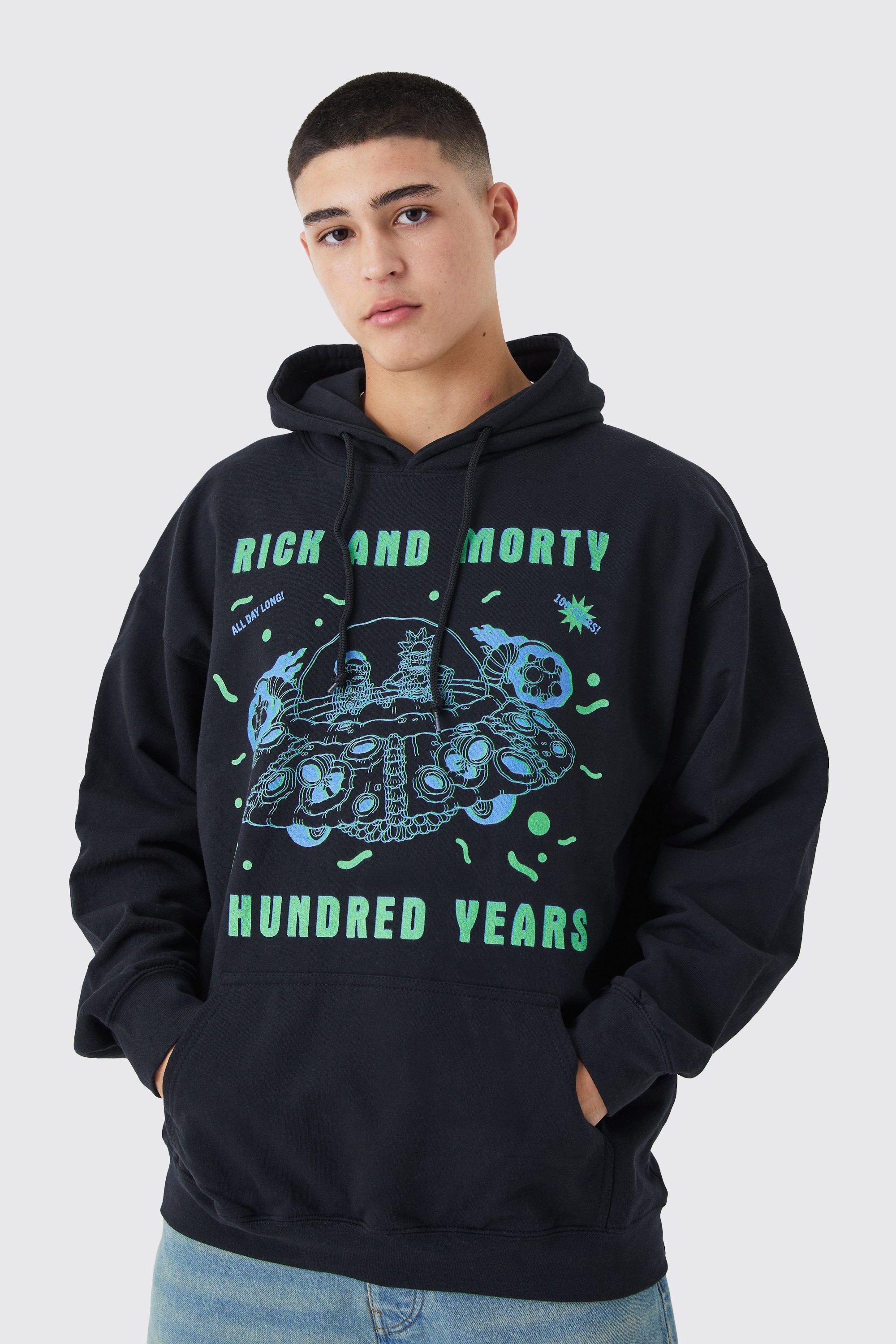 Purple Man Rick and Morty Oversize Fit Hoodie Sweatshirt 2738675