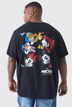 Plus Mickey Mouse License T-shirt Black