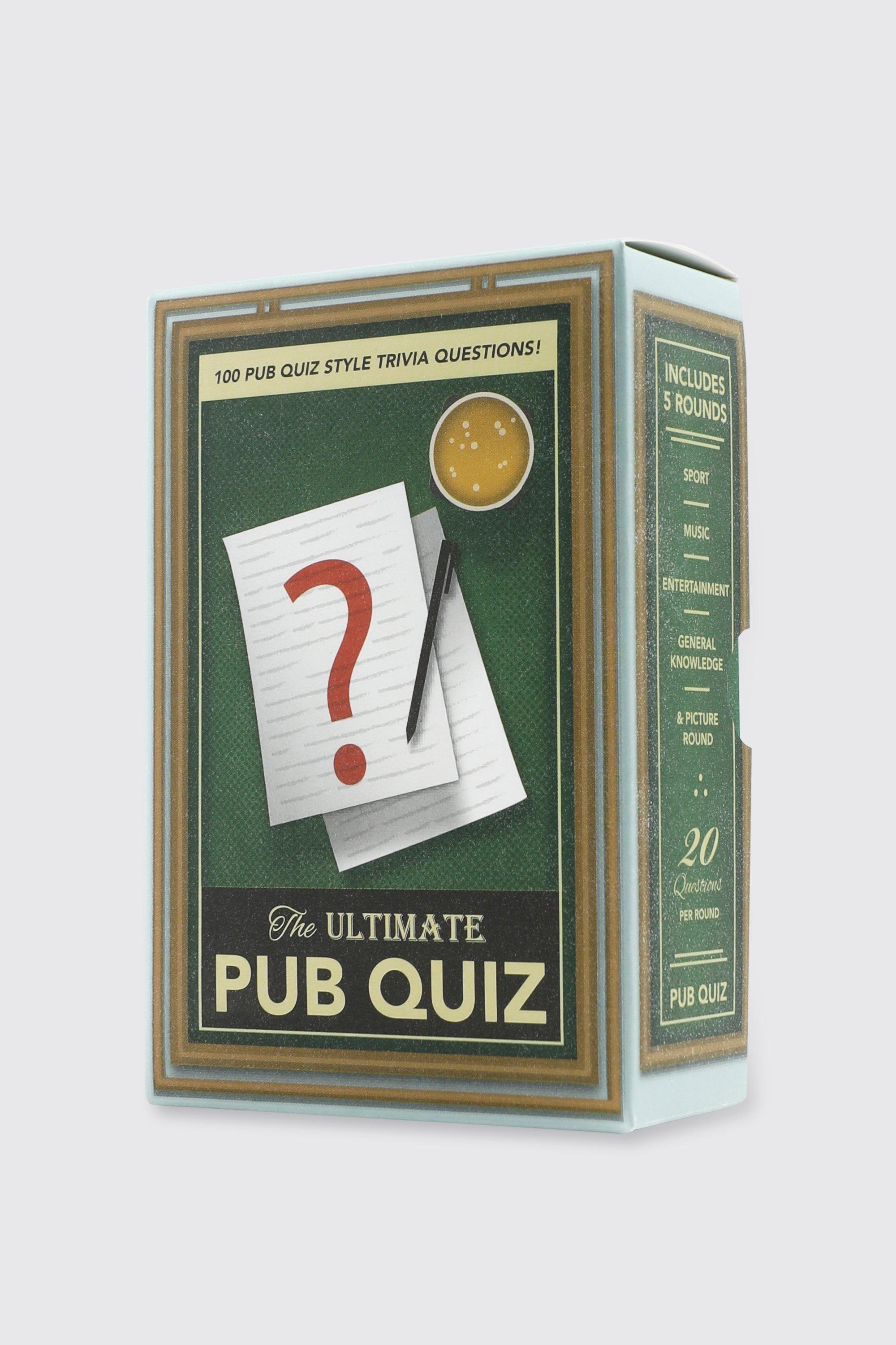 Pub Quiz Night Questions