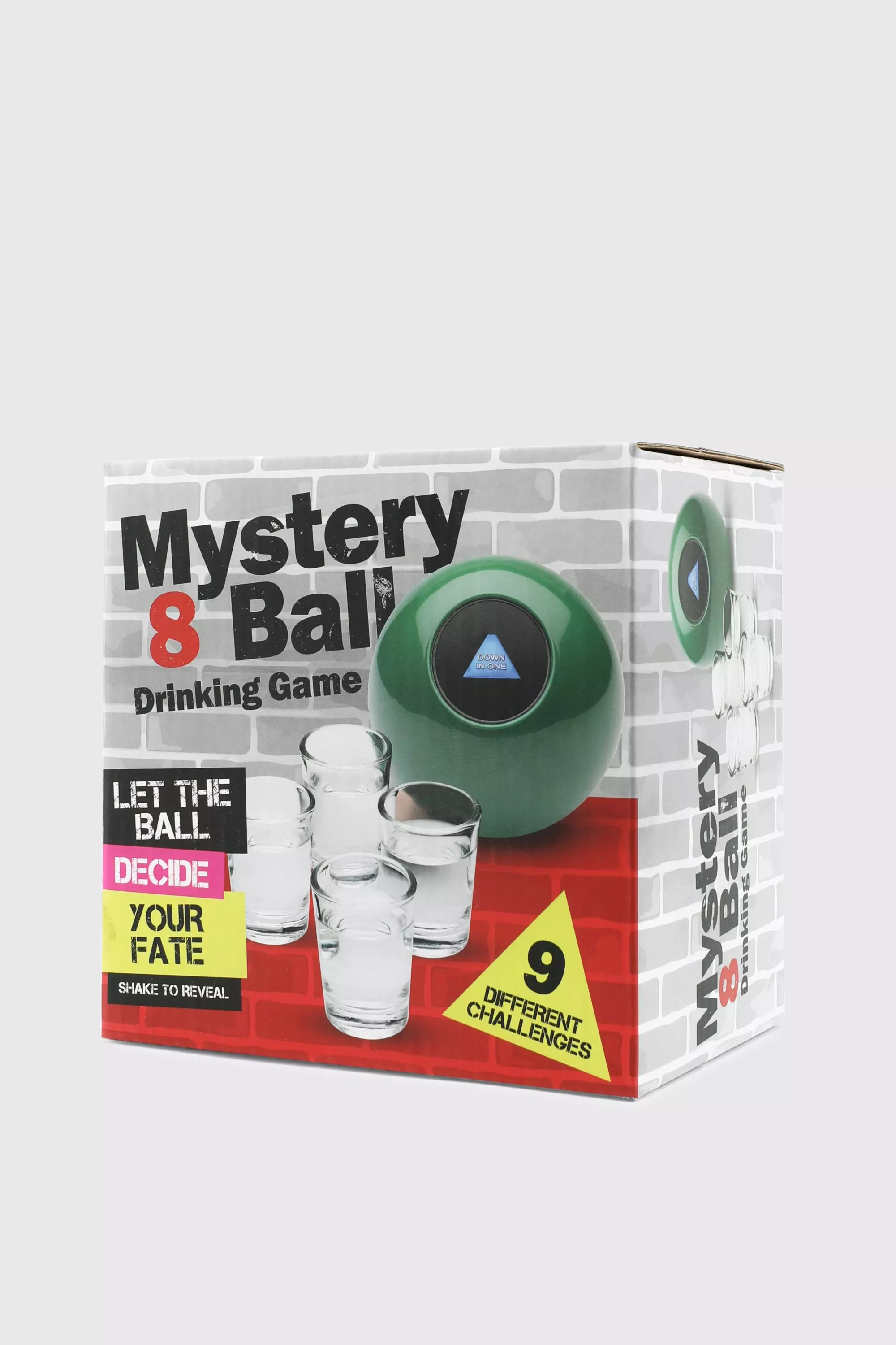 Mystery 8 Ball Drinking Game Clear