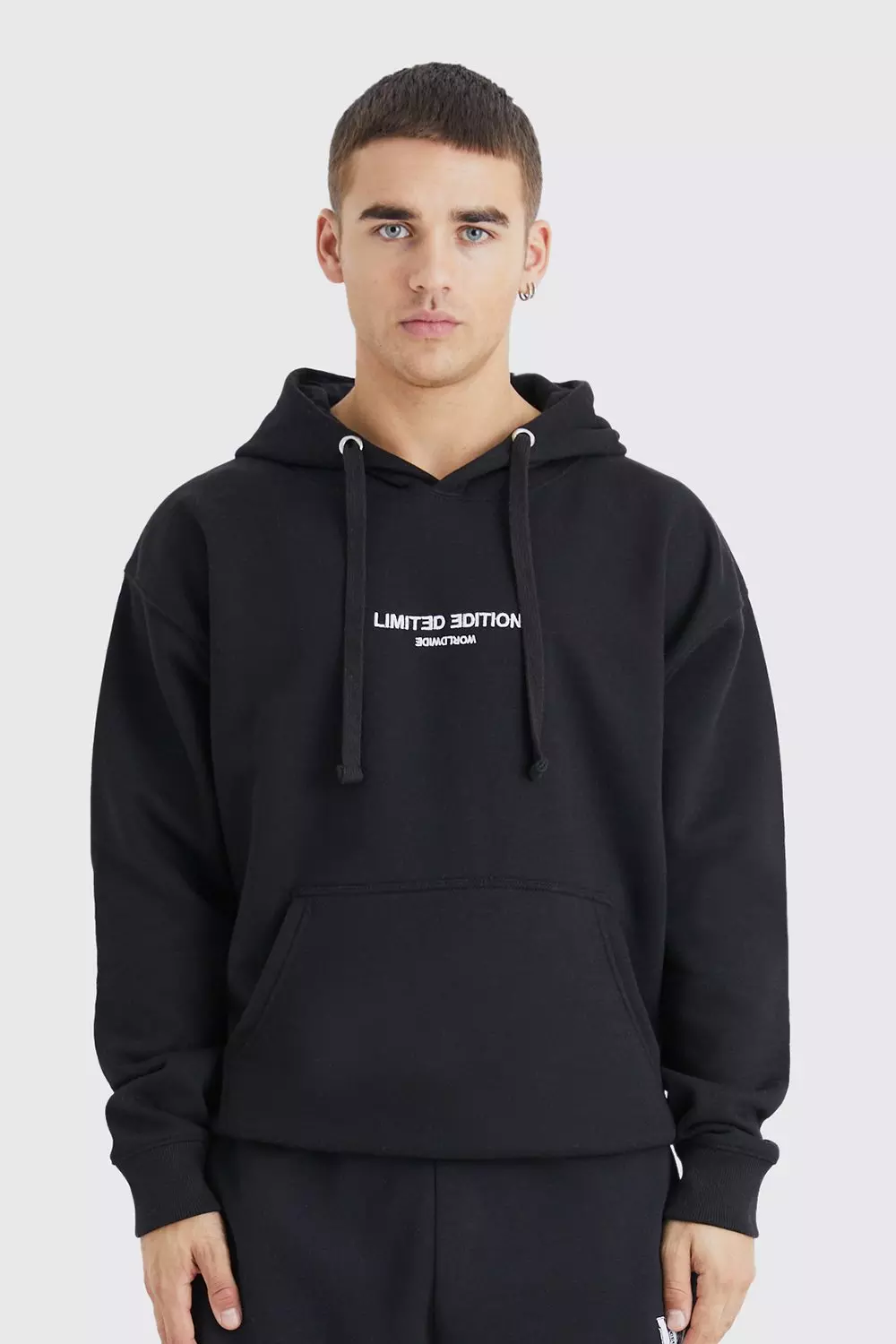 Limited Oversized Heavyweight Hoodie Black