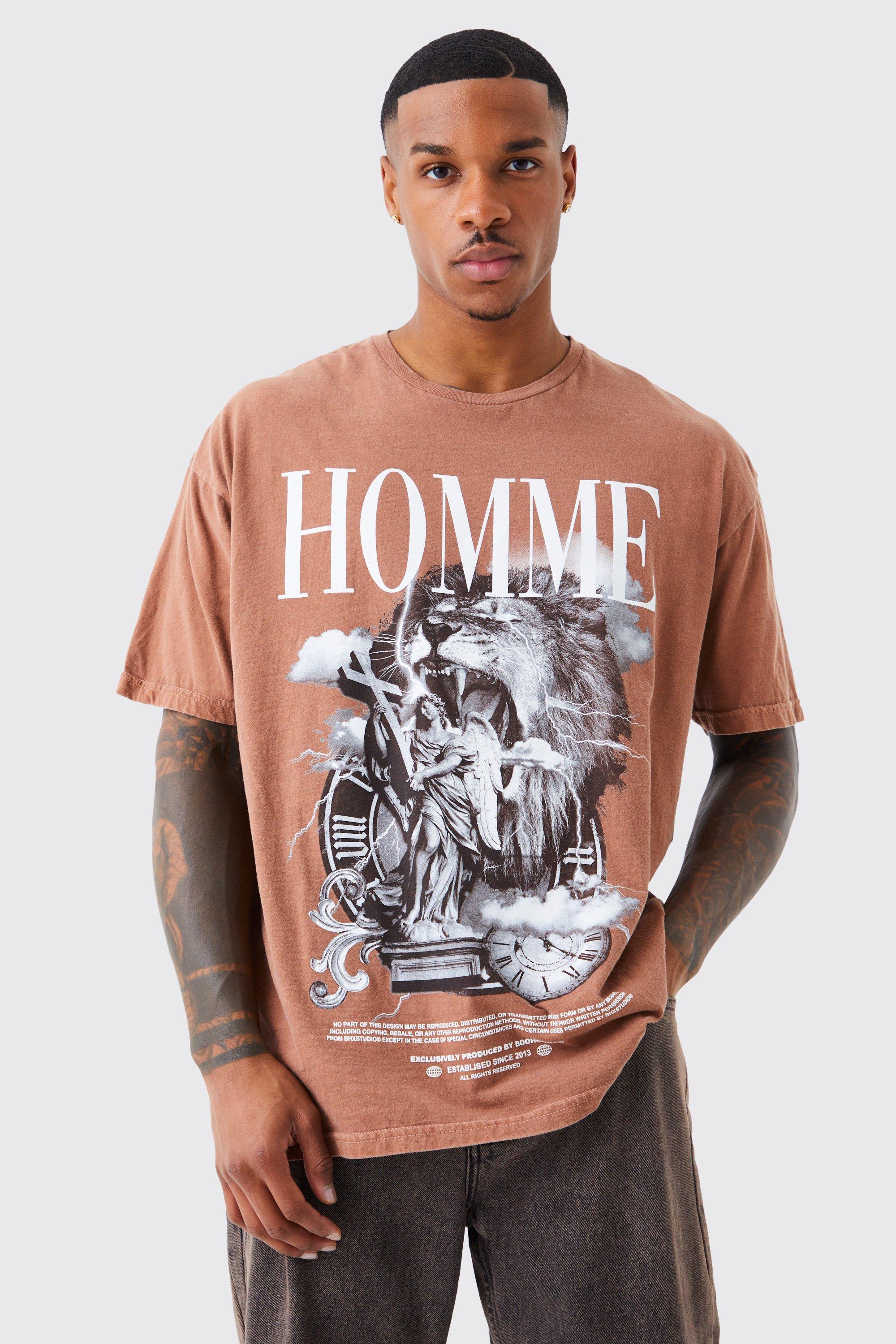 Tee shirt best sale stylé homme