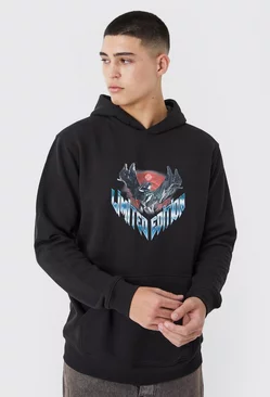 Limited Edition Graphic Hoodie Black