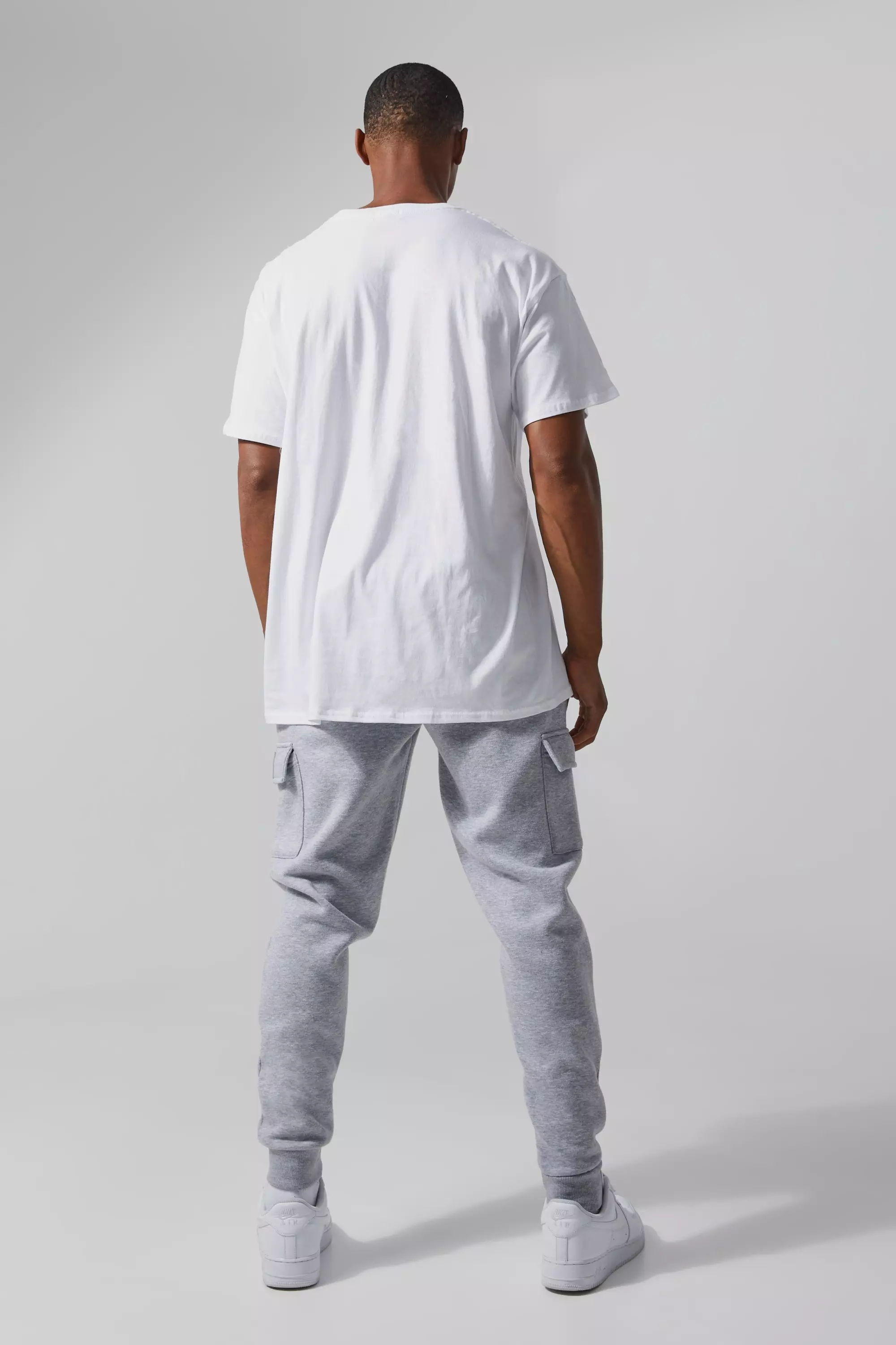 Active Oversize T-Shirt mit Training Dept Print, White alternatives Bild