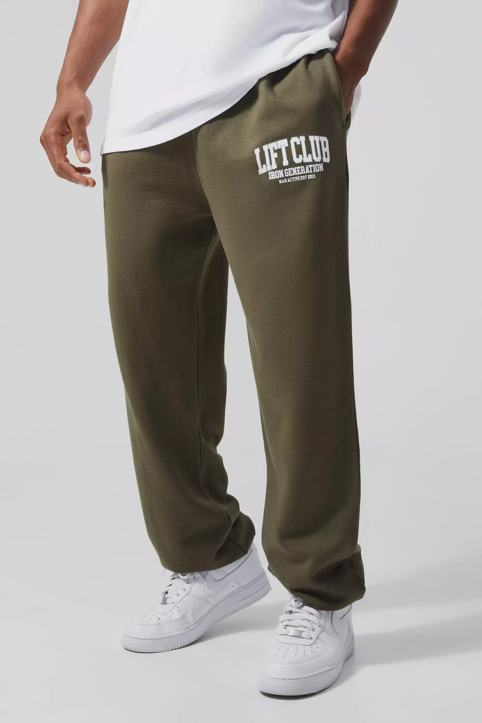 Man Active Lift Club Sweatpants Khaki