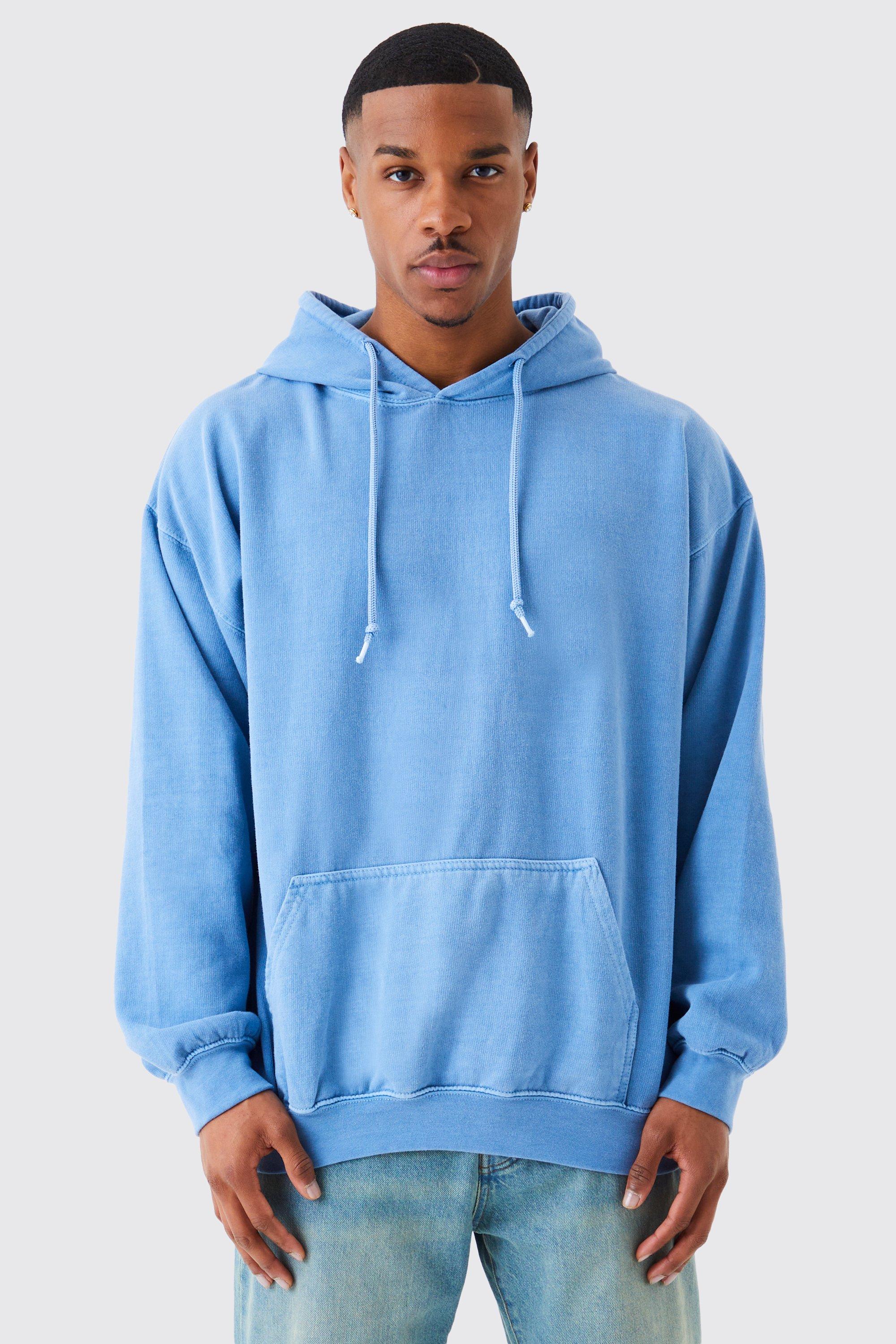 Oversized Washed Hoodie boohooMAN USA