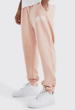 Oversized Limited Edition Graphic Sweatpants Dusty pink