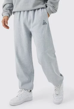 Grey Man Triangle Oversized Sweatpants