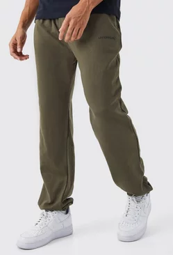 Man Official Oversized Sweatpants Khaki