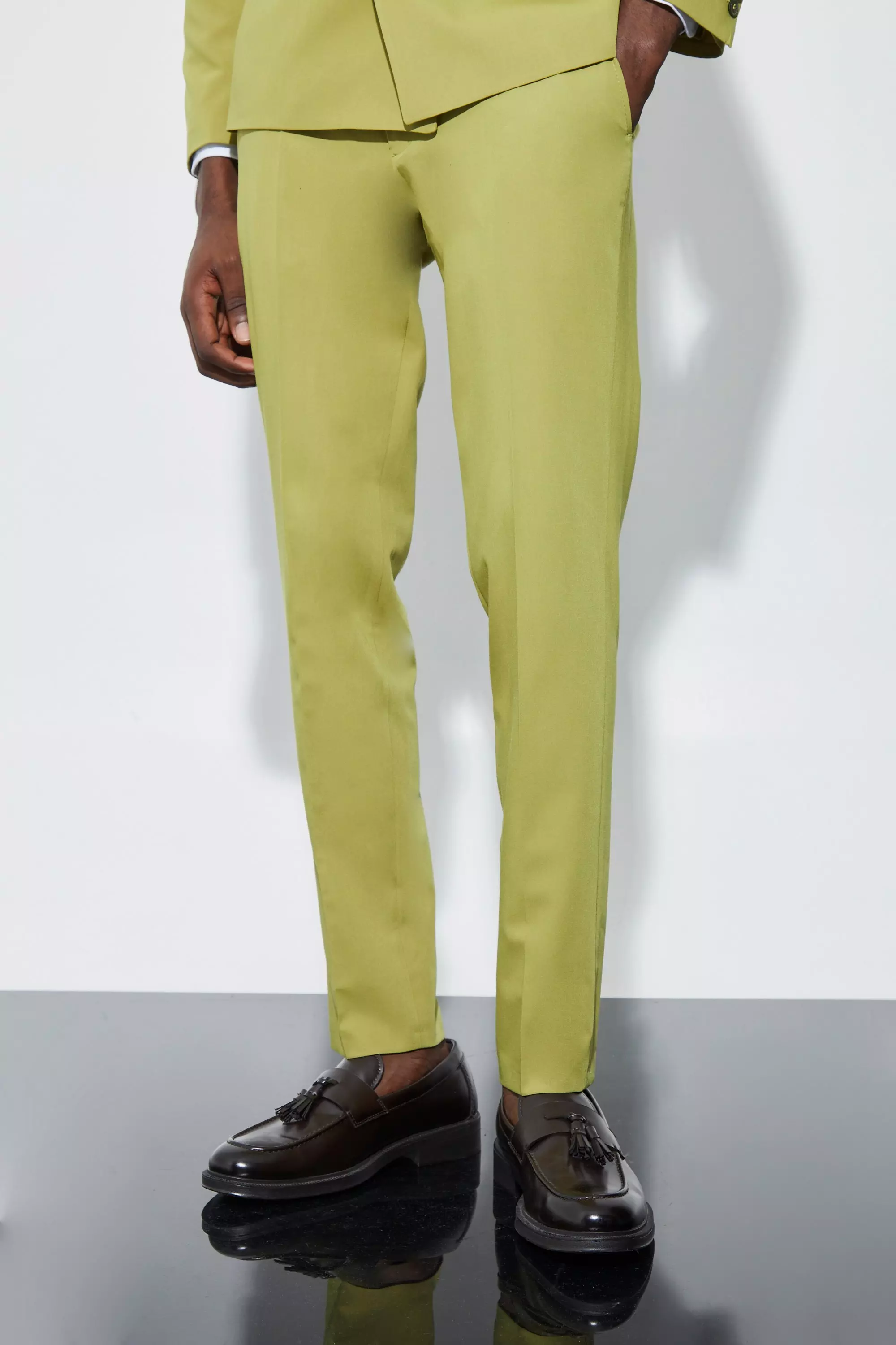 Super Skinny Suit Pants Sage